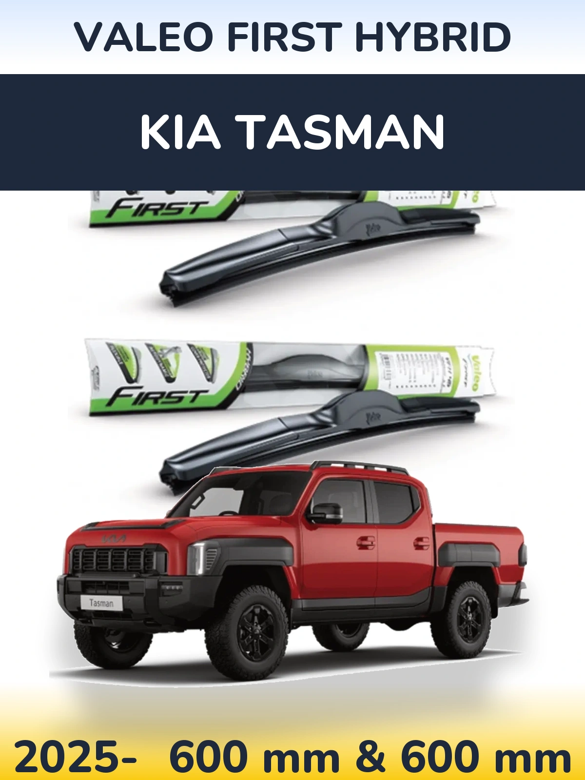 Torkarblad Valeo First Hybrid för KIA Tasman