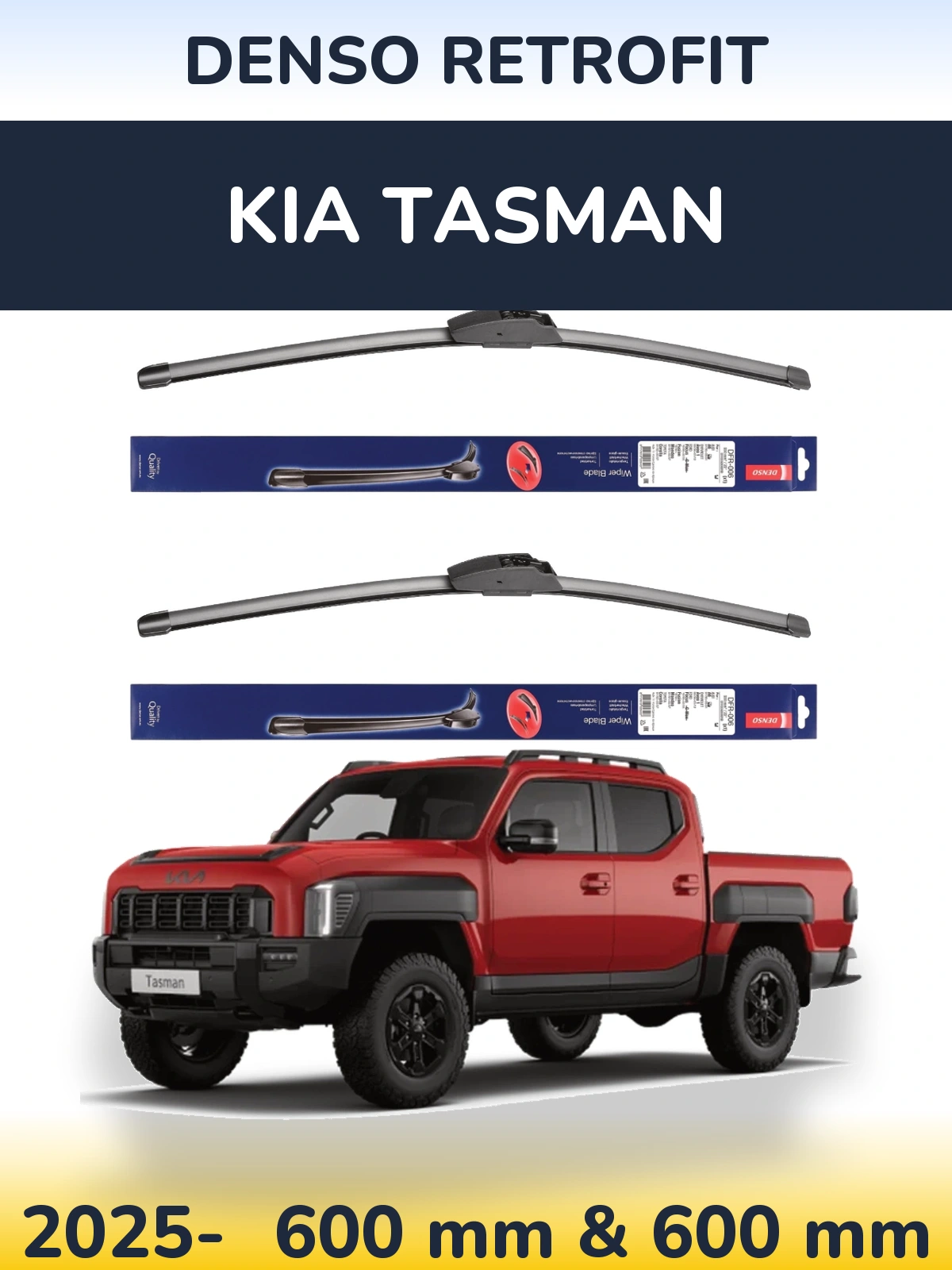 Torkarblad Denso Retrofit för KIA Tasman