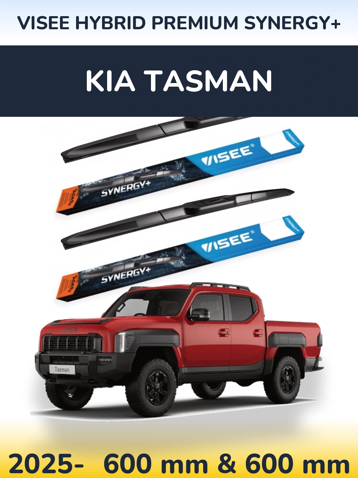 Torkarblad VISEE HYBRID PREMIUM SYNERGY+ för KIA Tasman