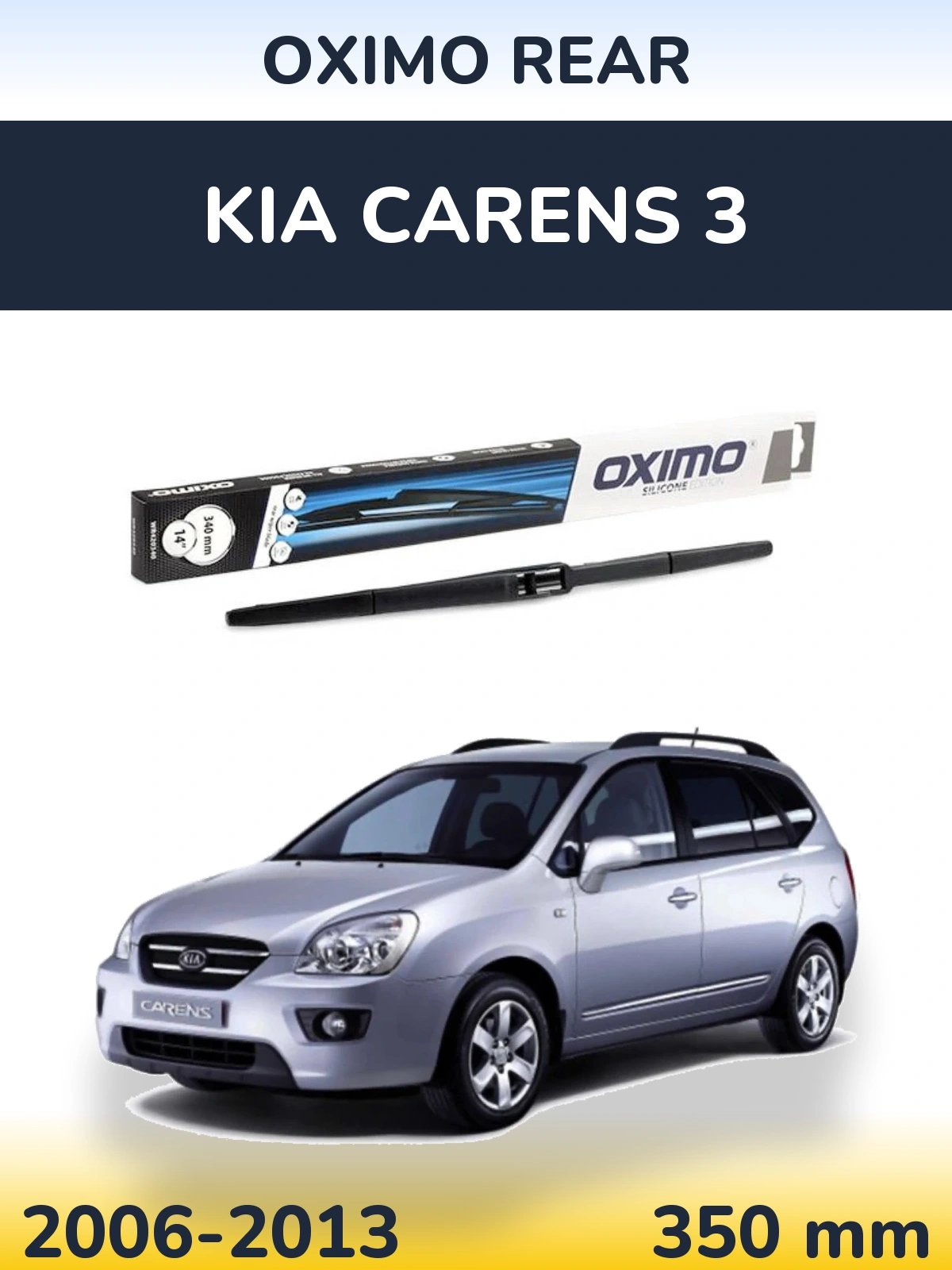 Torkarblad Oximo Rear för KIA Carens 3
