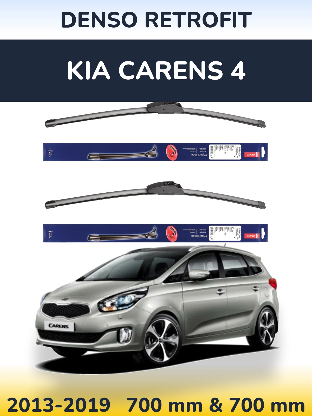 Torkarblad Denso Retrofit för KIA Carens 4