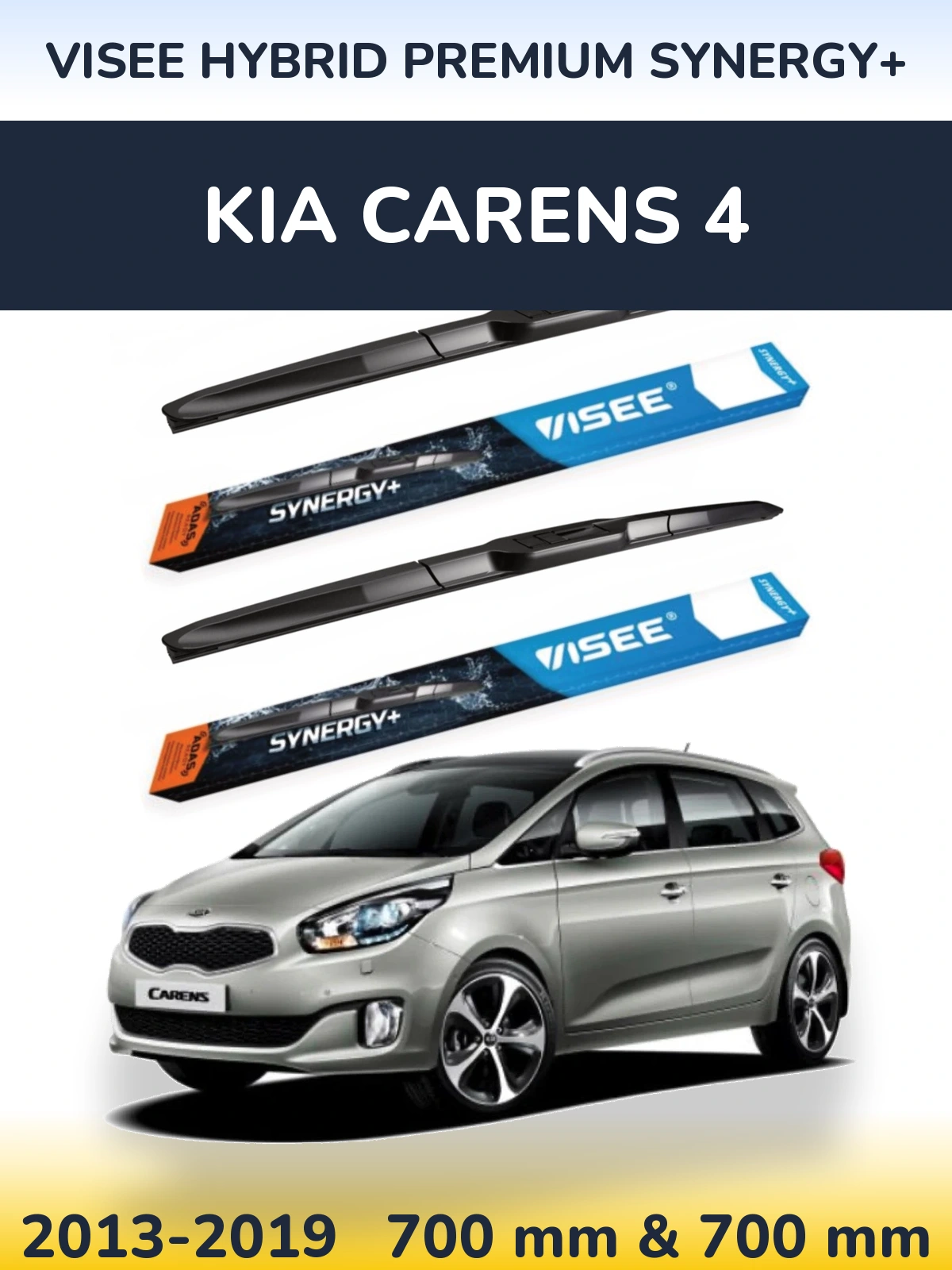 Torkarblad VISEE HYBRID PREMIUM SYNERGY+ för KIA Carens 4