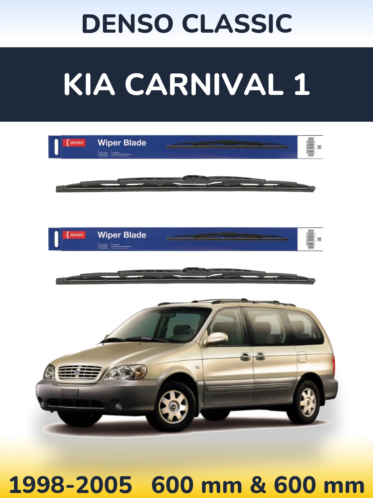 Torkarblad Denso Classic för KIA Carnival 1