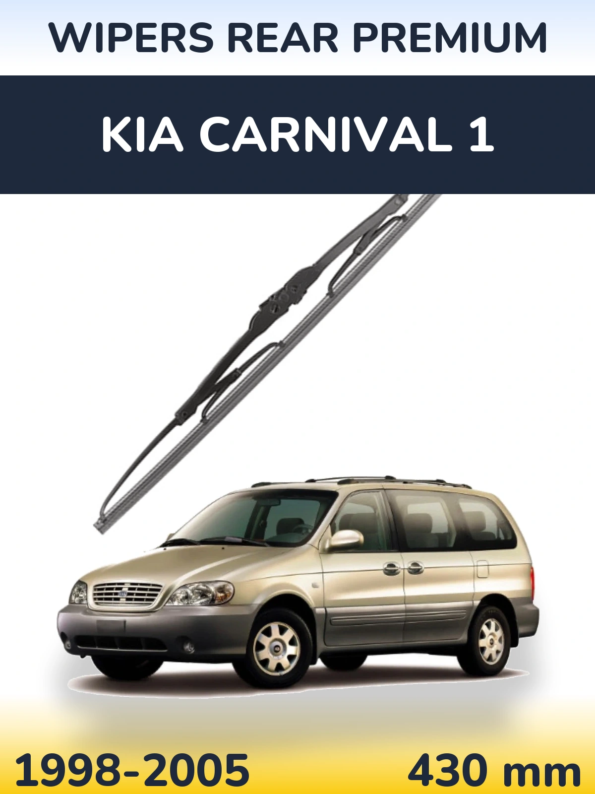 Torkarblad WIPERS REAR PREMIUM för KIA Carnival 1