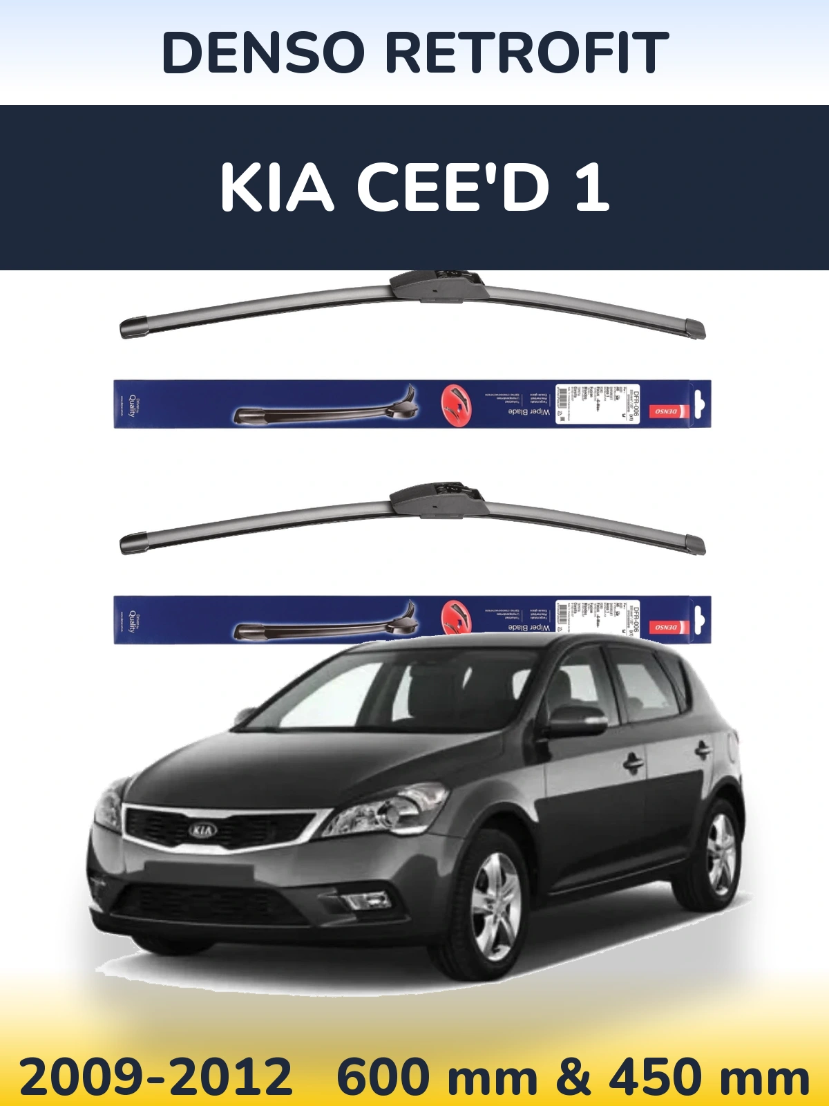 Torkarblad Denso Retrofit för KIA Cee'd 1