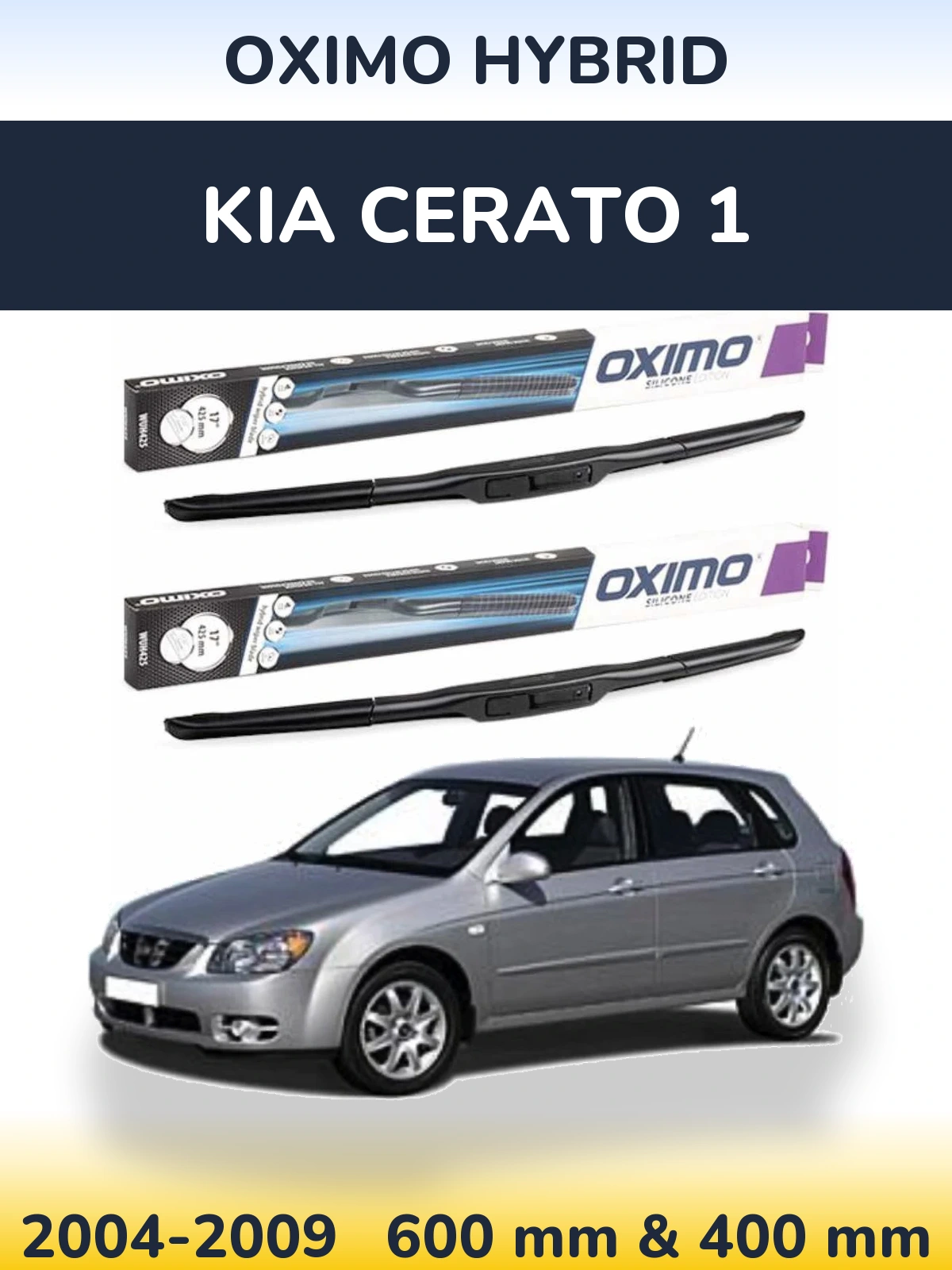 Torkarblad Oximo Hybrid för KIA Cerato 1