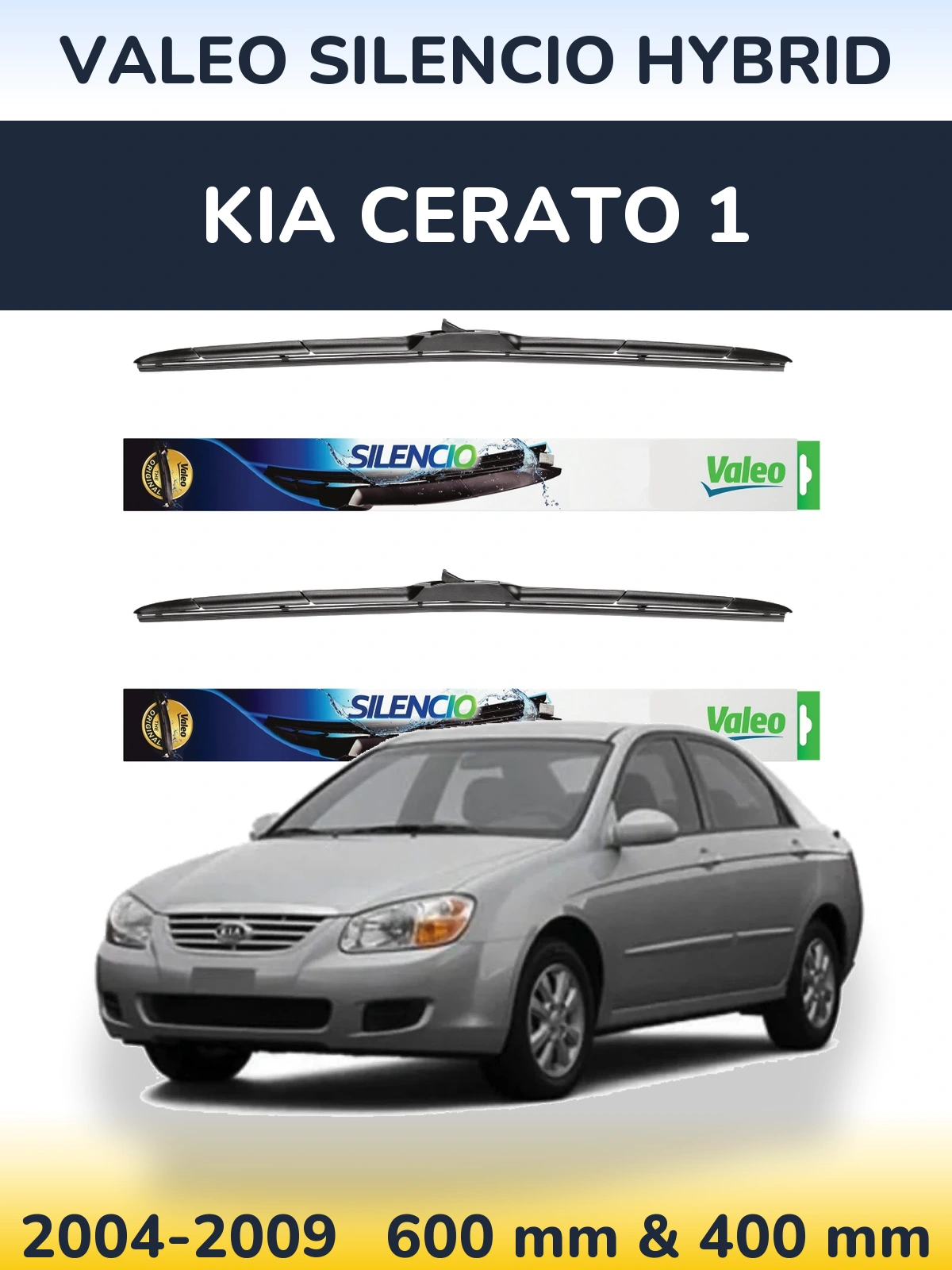 Torkarblad Valeo Silencio Hybrid för KIA Cerato 1