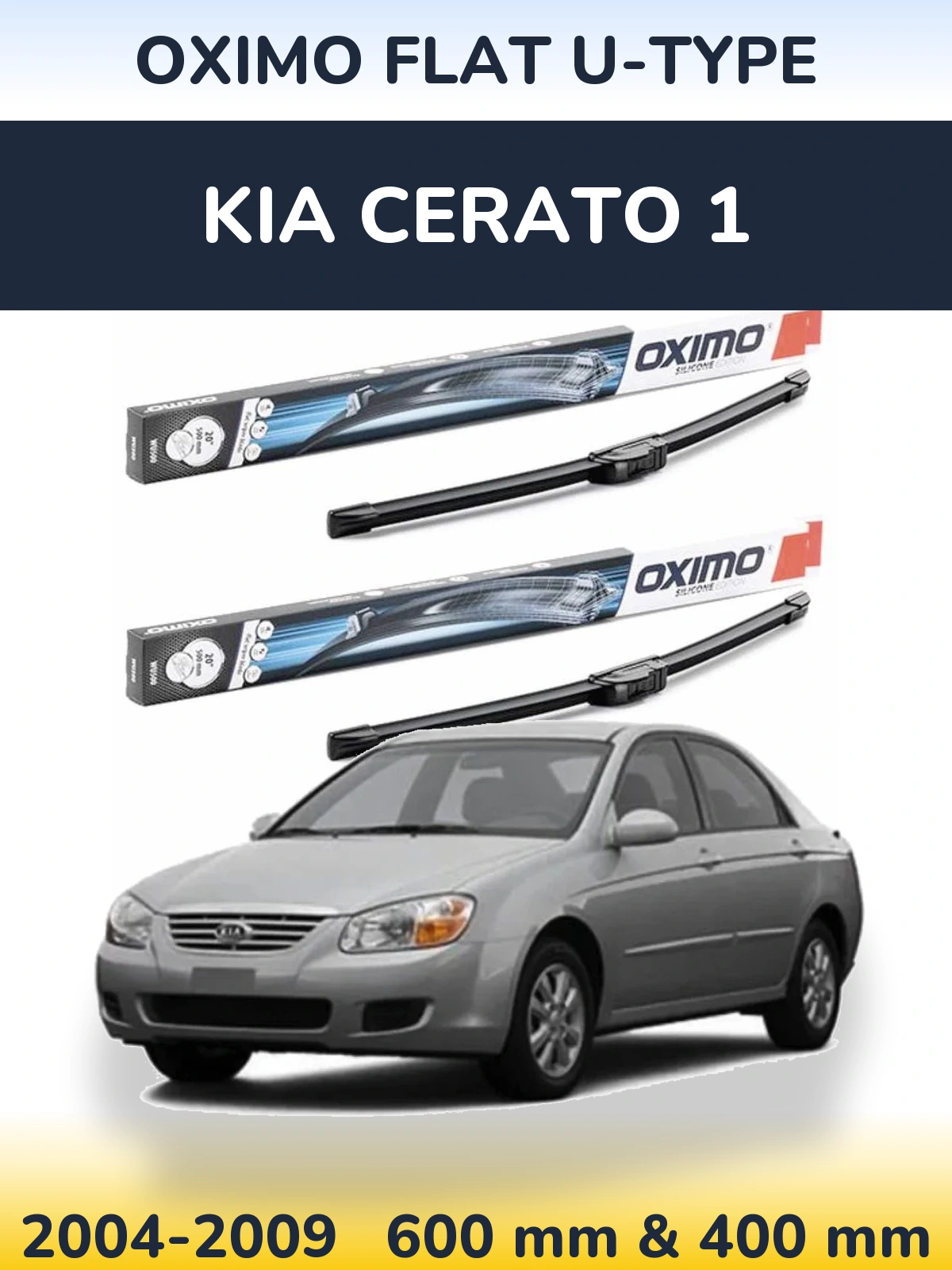 Torkarblad Oximo Flat U-type för KIA Cerato 1