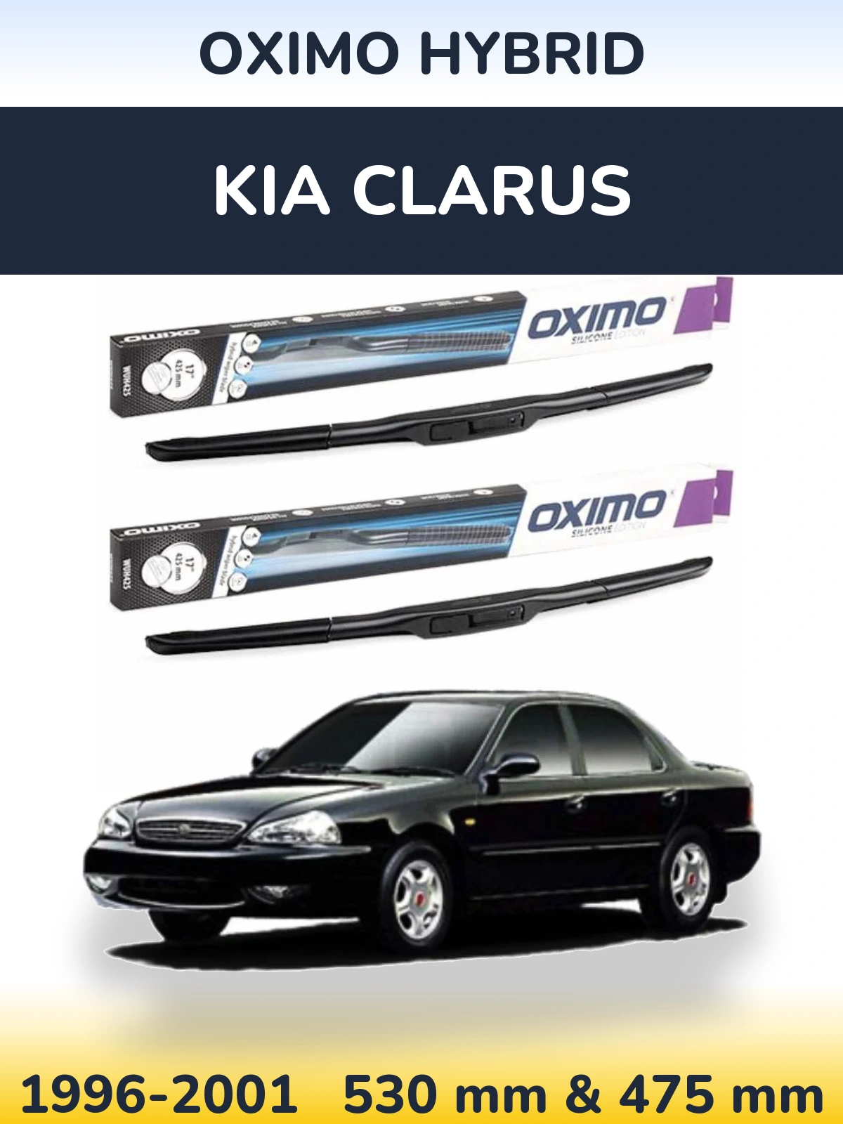 Torkarblad Oximo Hybrid för KIA Clarus