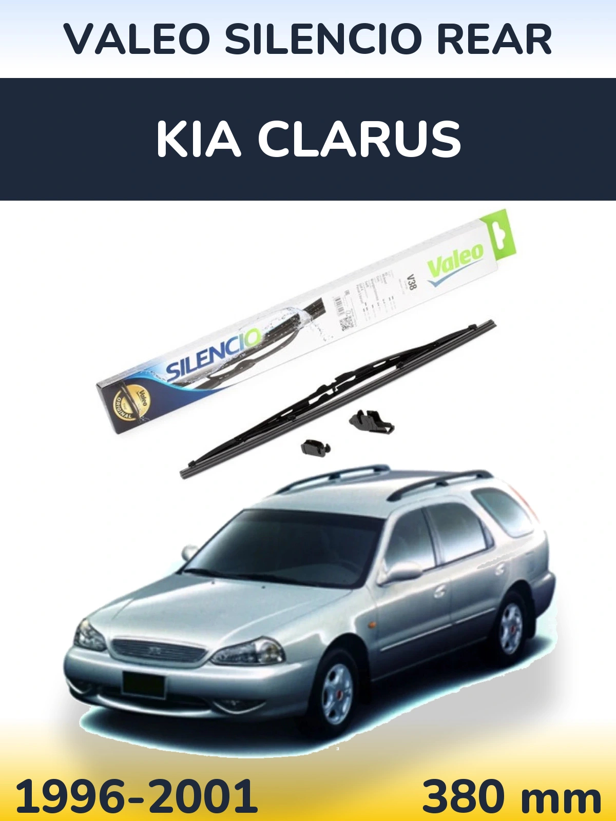 Torkarblad Valeo Silencio Rear för KIA Clarus