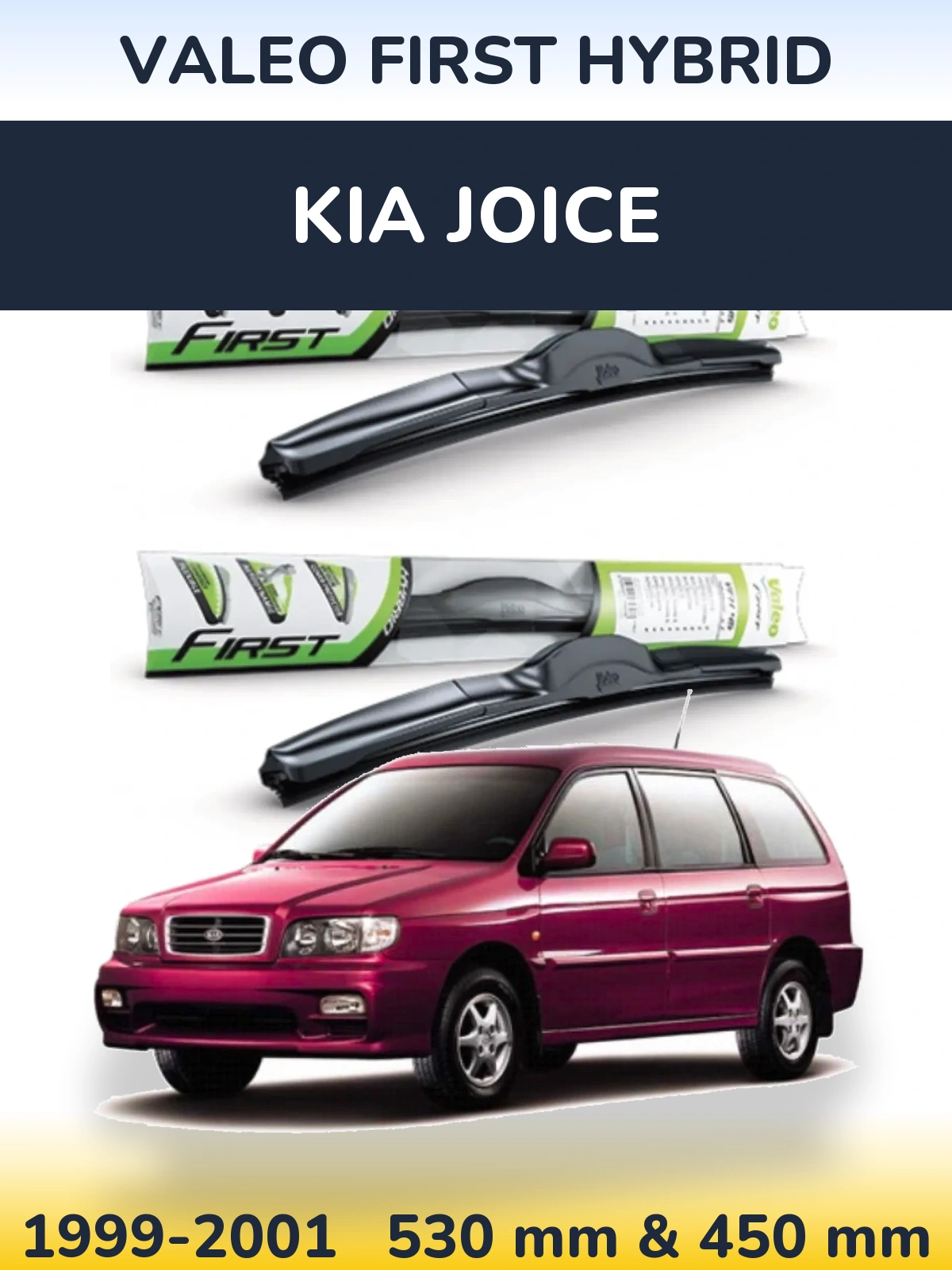 Torkarblad Valeo First Hybrid för KIA Joice