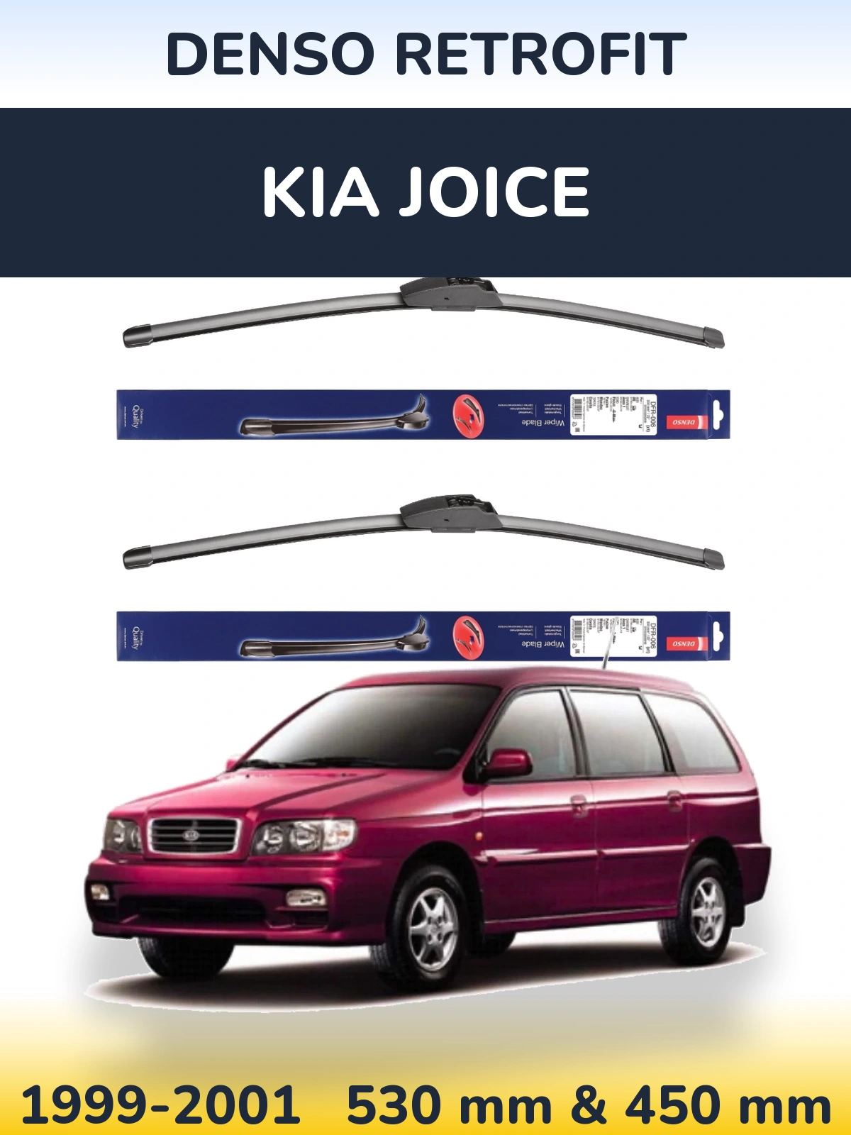 Torkarblad Denso Retrofit för KIA Joice