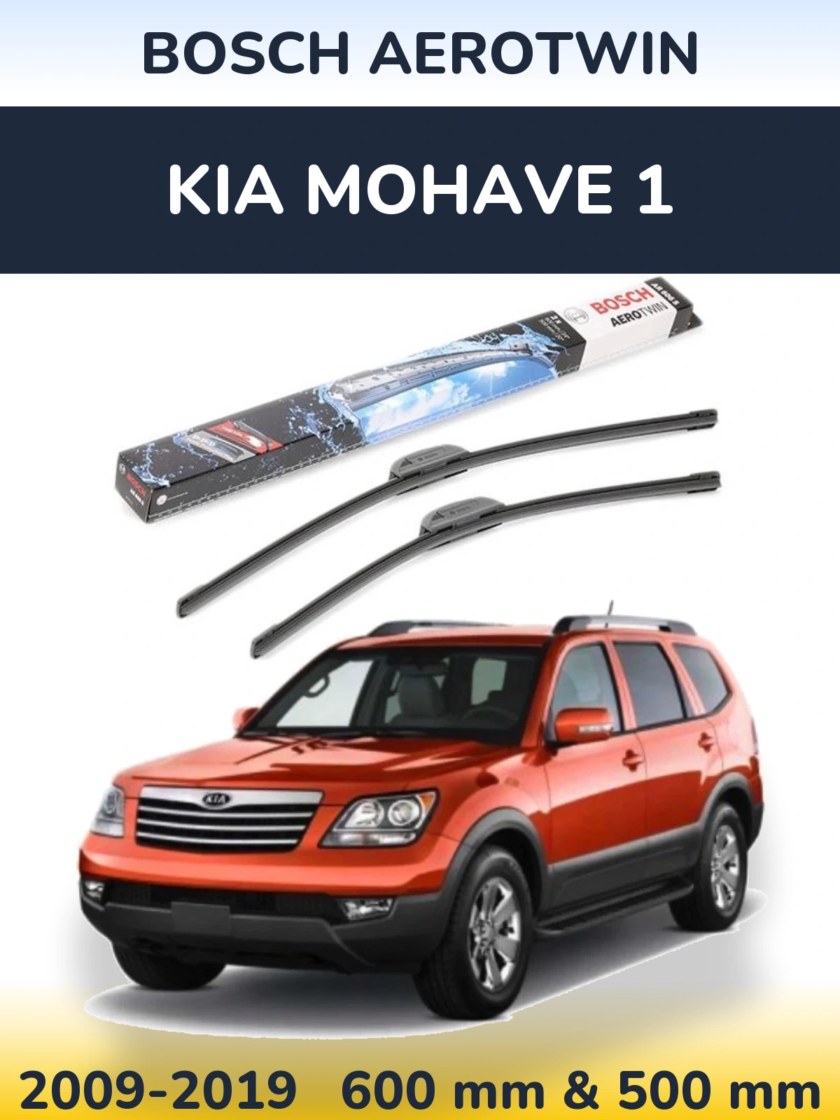 Torkarblad BOSCH AeroTwin för KIA Mohave 1