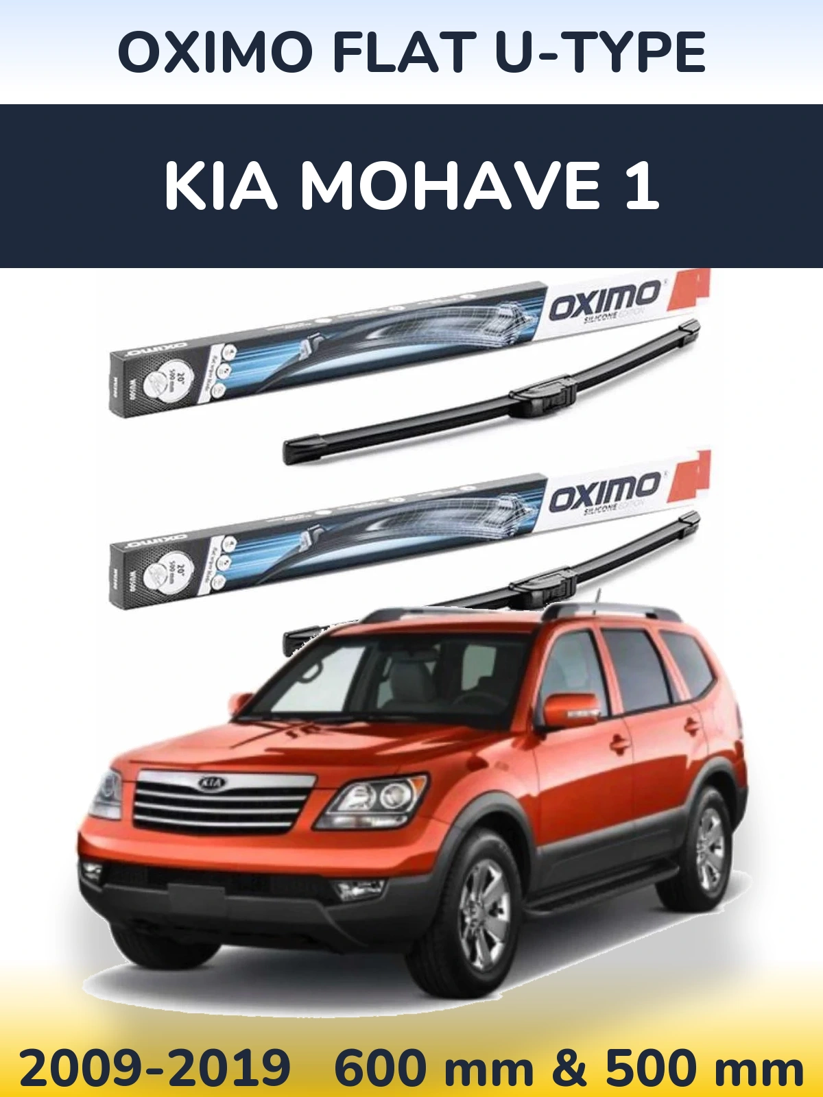 Torkarblad Oximo Flat U-type för KIA Mohave 1