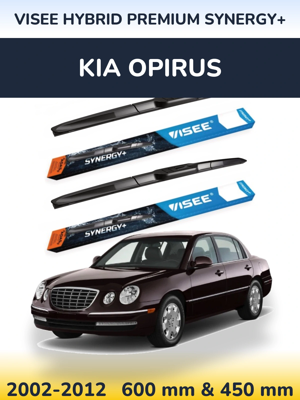 Torkarblad VISEE HYBRID PREMIUM SYNERGY+ för KIA Opirus