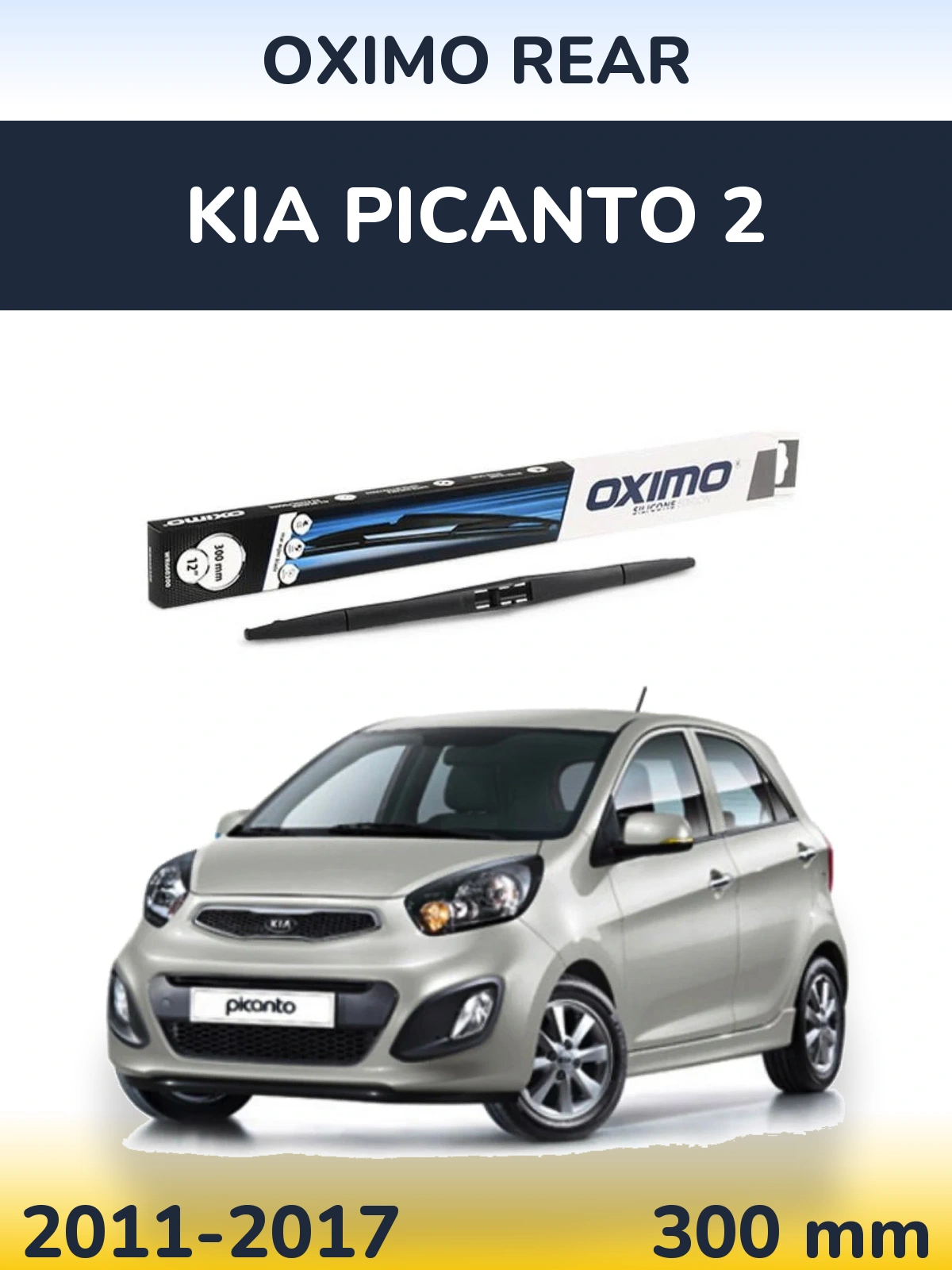 Torkarblad Oximo Rear för KIA Picanto 2