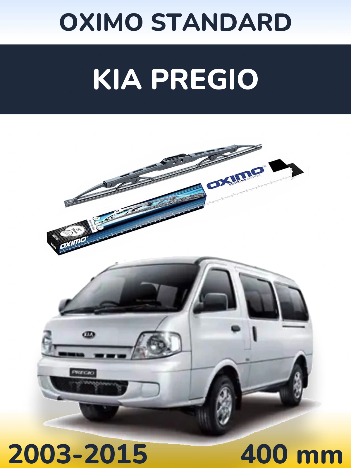 Torkarblad Oximo Standard för KIA Pregio