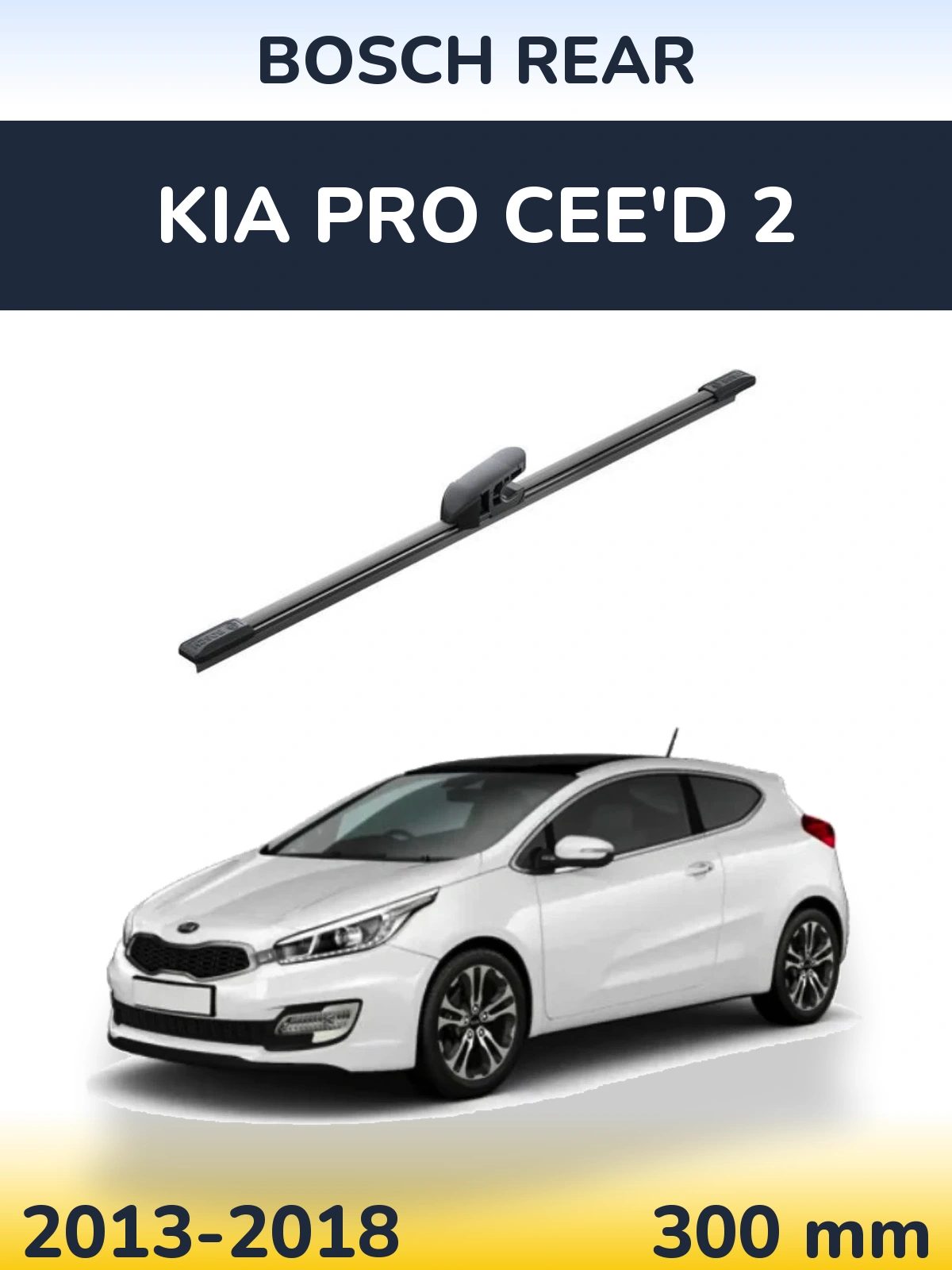 Torkarblad BOSCH Rear för KIA Pro Cee'd 2