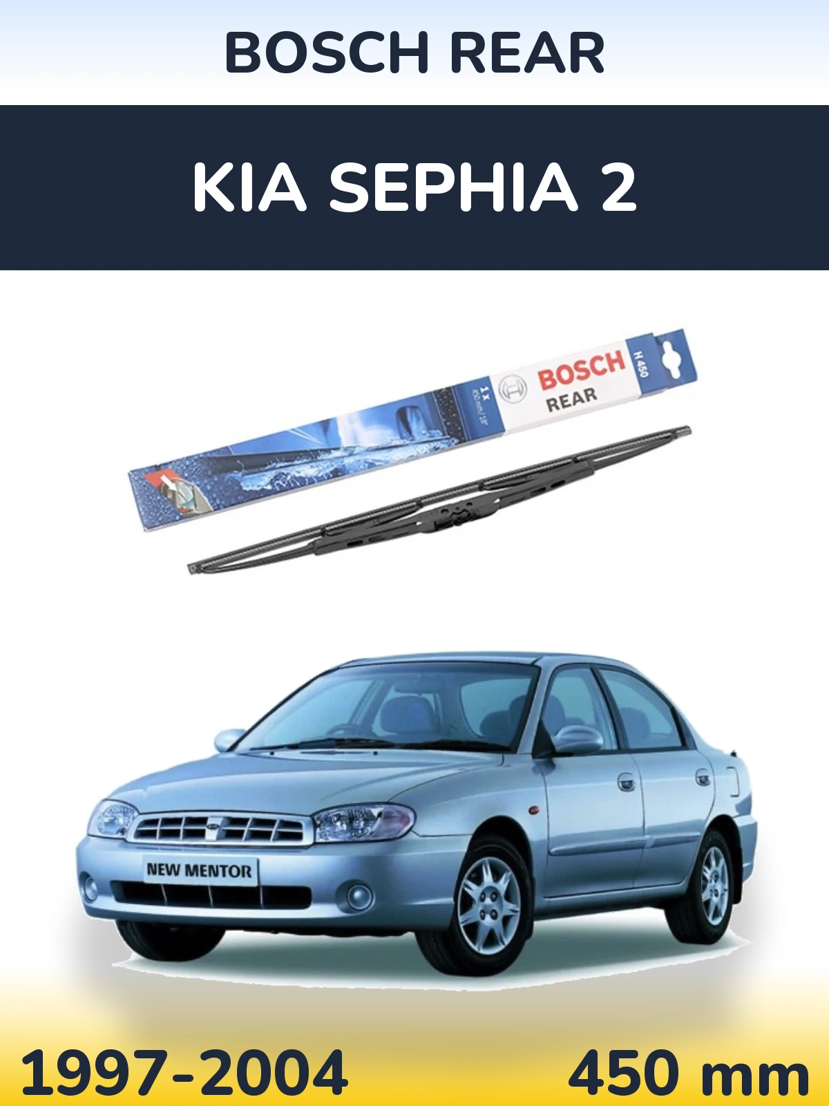 Torkarblad BOSCH Rear för KIA Sephia 2