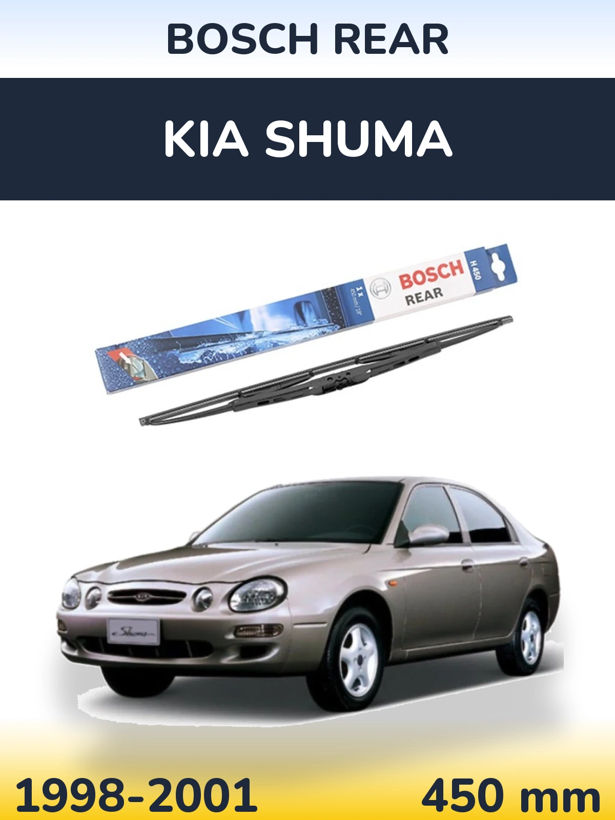 Torkarblad BOSCH Rear för KIA Shuma