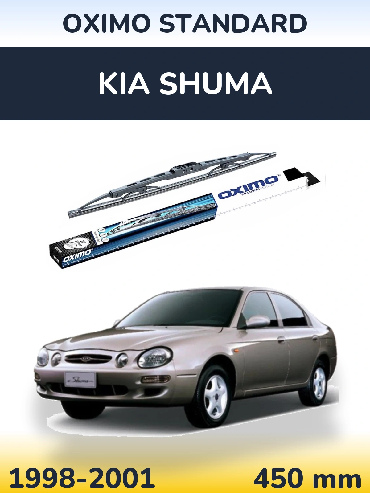Torkarblad Oximo Standard för KIA Shuma