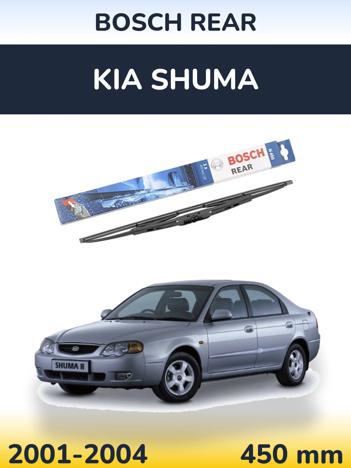 Torkarblad BOSCH Rear för KIA Shuma