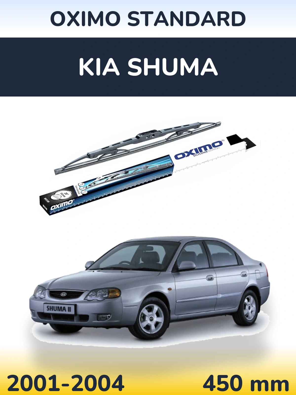 Torkarblad Oximo Standard för KIA Shuma