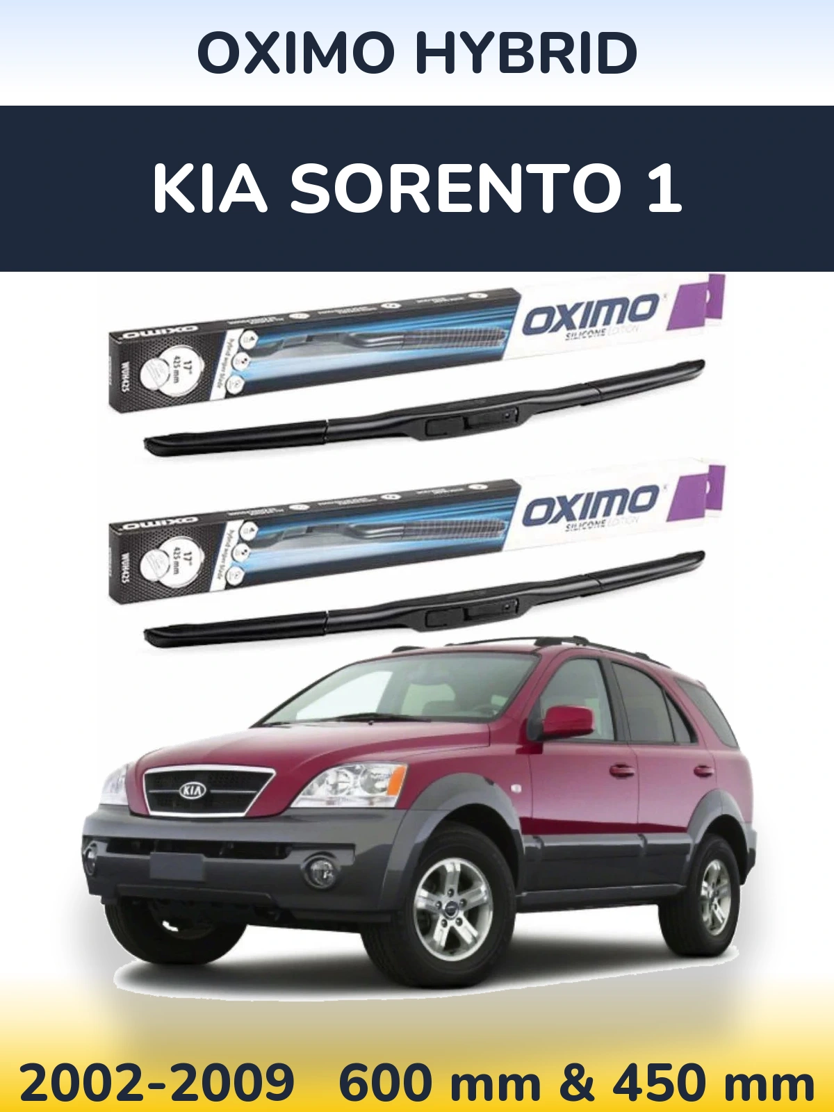 Torkarblad Oximo Hybrid för KIA Sorento 1