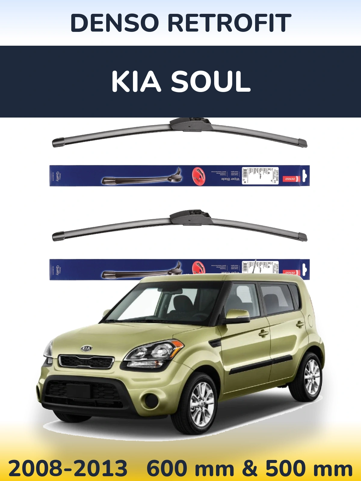 Torkarblad Denso Retrofit för KIA Soul