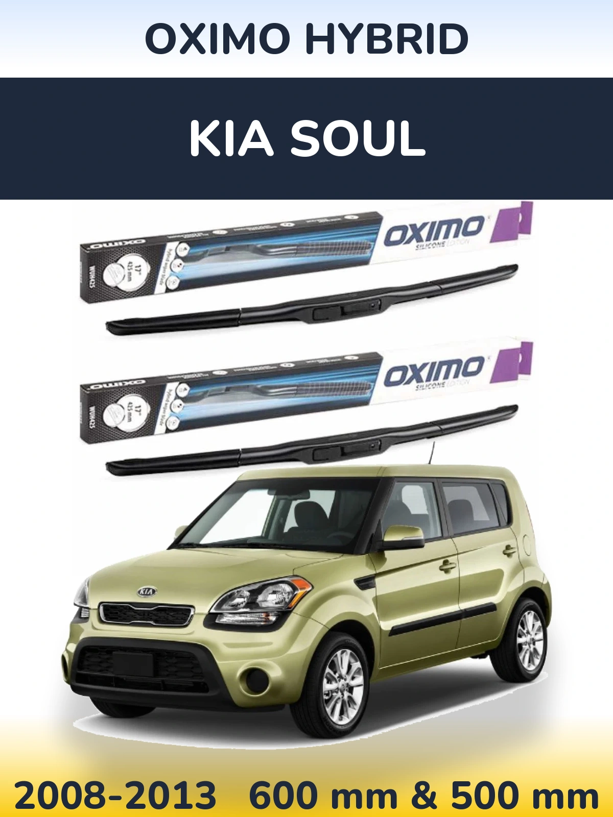 Torkarblad Oximo Hybrid för KIA Soul