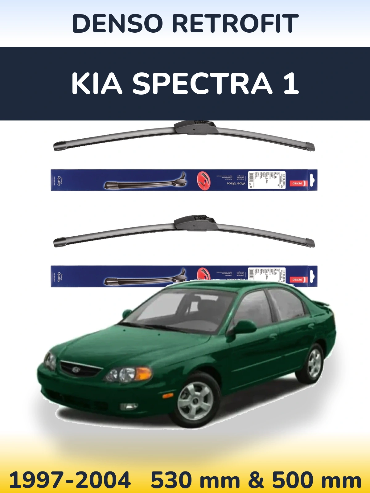 Torkarblad Denso Retrofit för KIA Spectra 1
