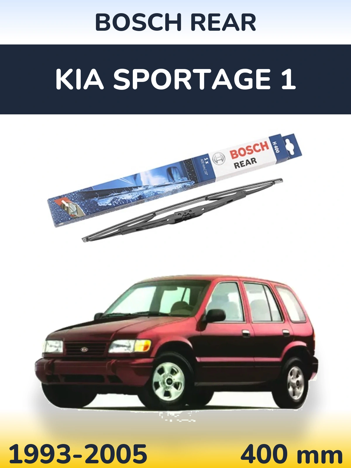 Torkarblad BOSCH Rear för KIA Sportage 1