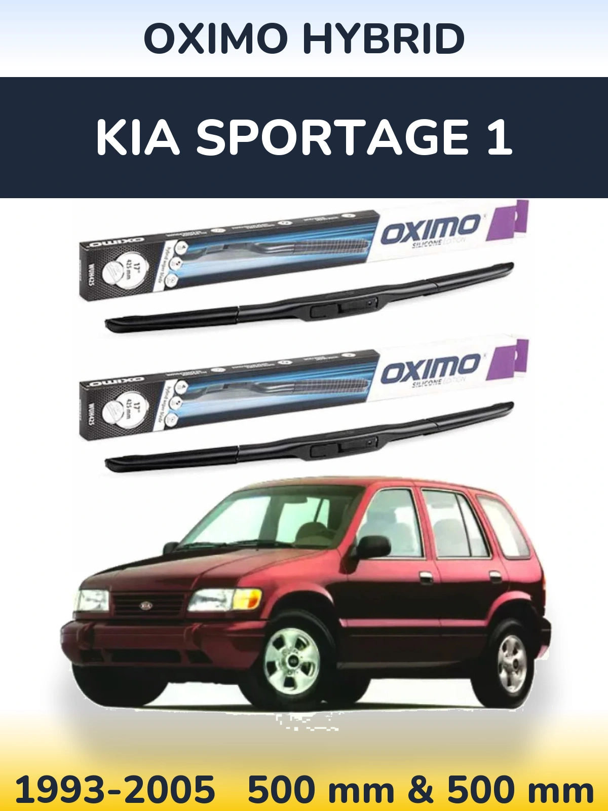 Torkarblad Oximo Hybrid för KIA Sportage 1