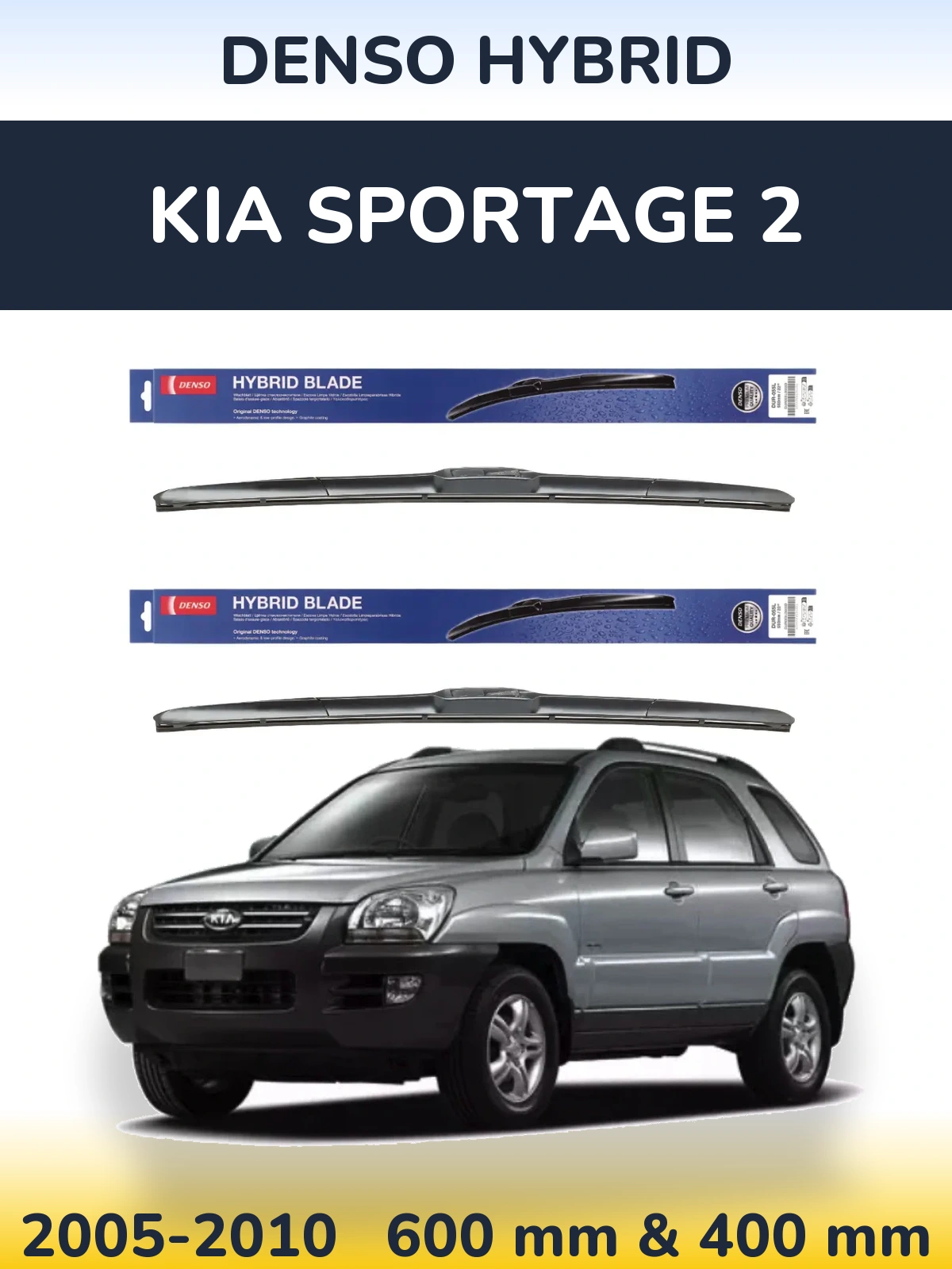 Torkarblad Denso Hybrid för KIA Sportage 2