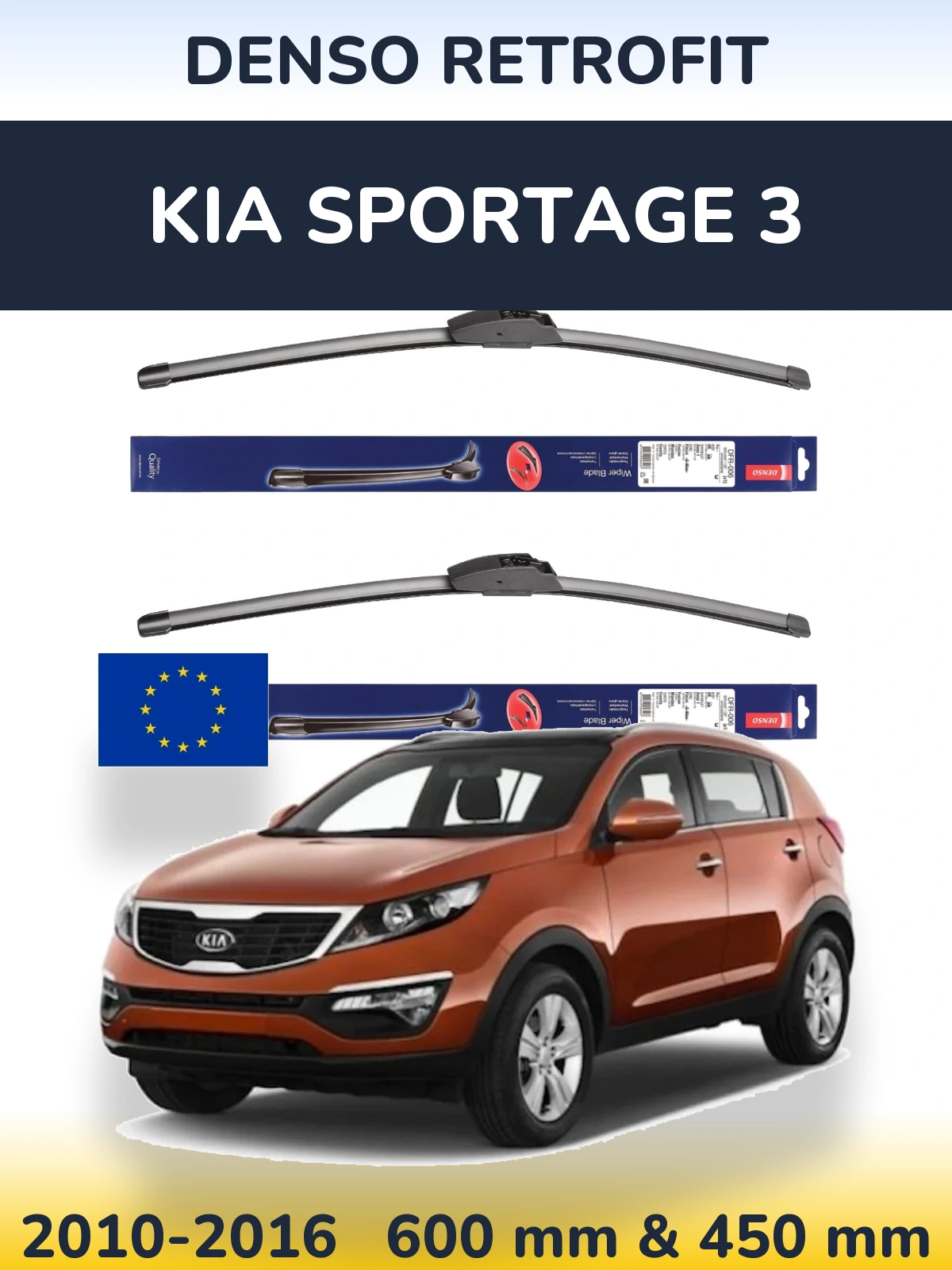 Torkarblad Denso Retrofit för KIA Sportage 3