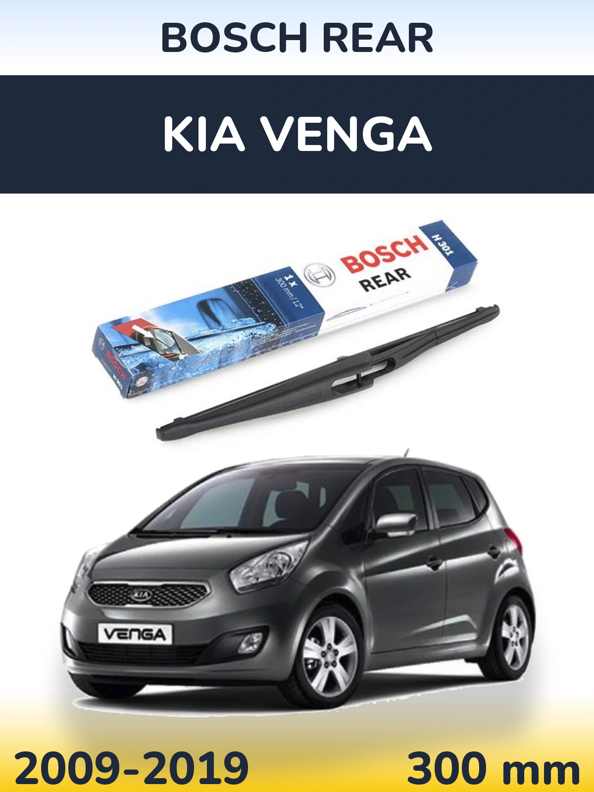 Torkarblad BOSCH Rear för KIA Venga
