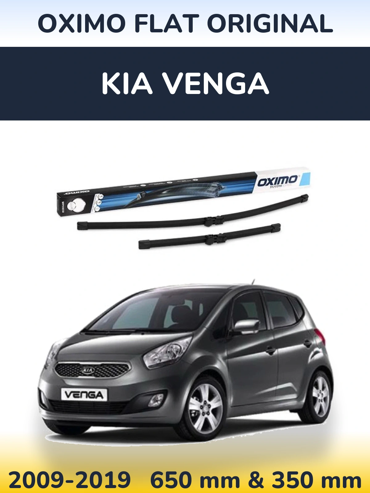 Torkarblad Oximo Flat Original för KIA Venga