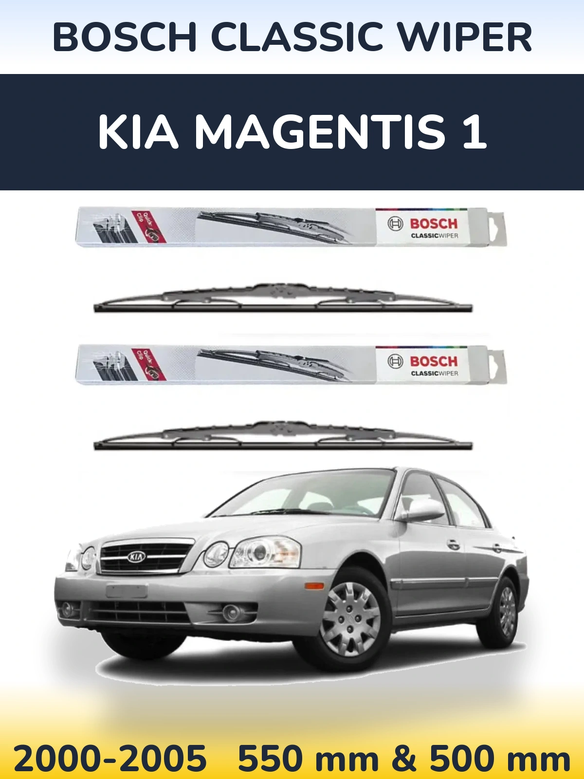 Torkarblad BOSCH Classic Wiper för KIA Magentis 1