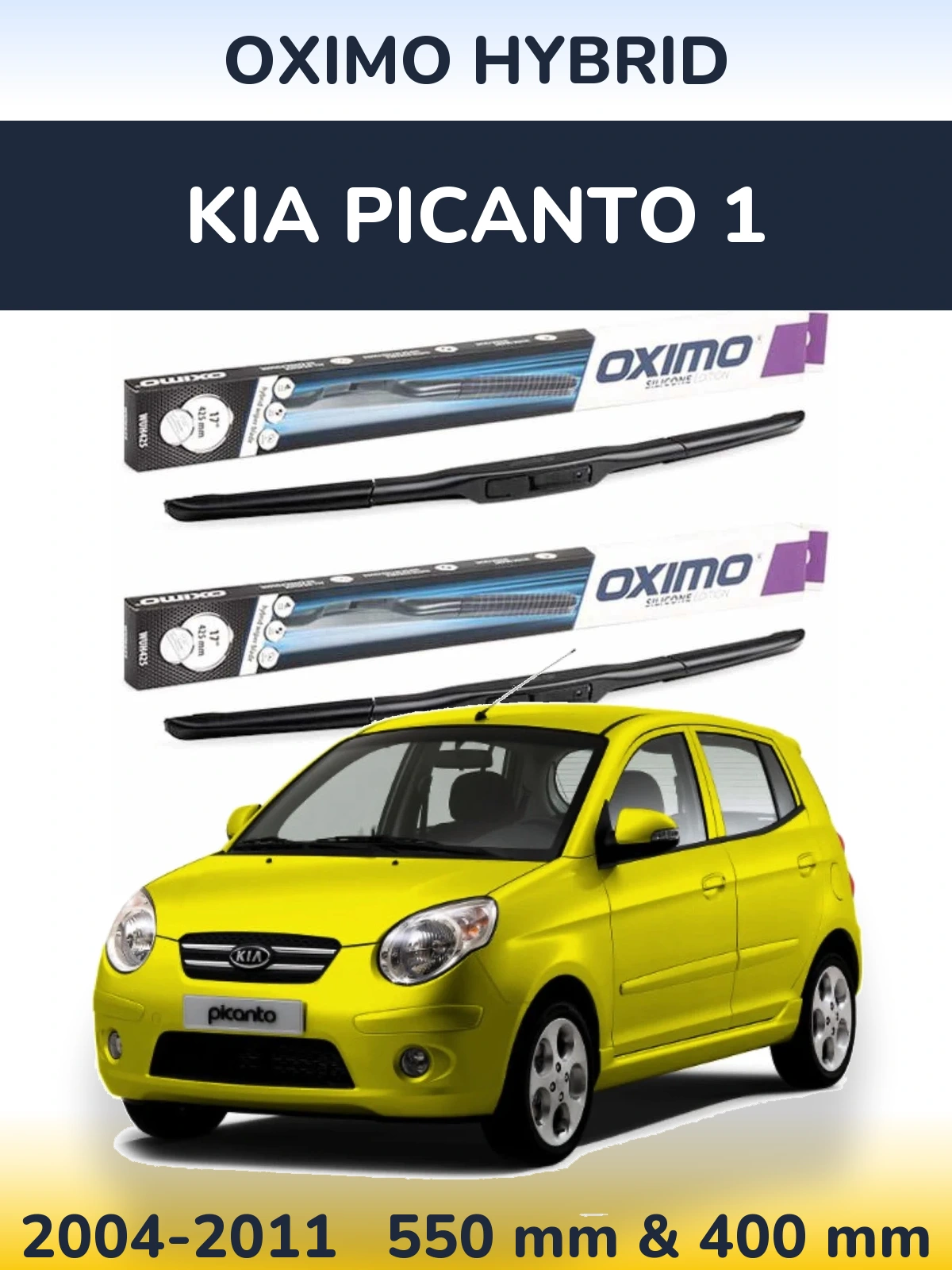 Torkarblad Oximo Hybrid för KIA Picanto 1