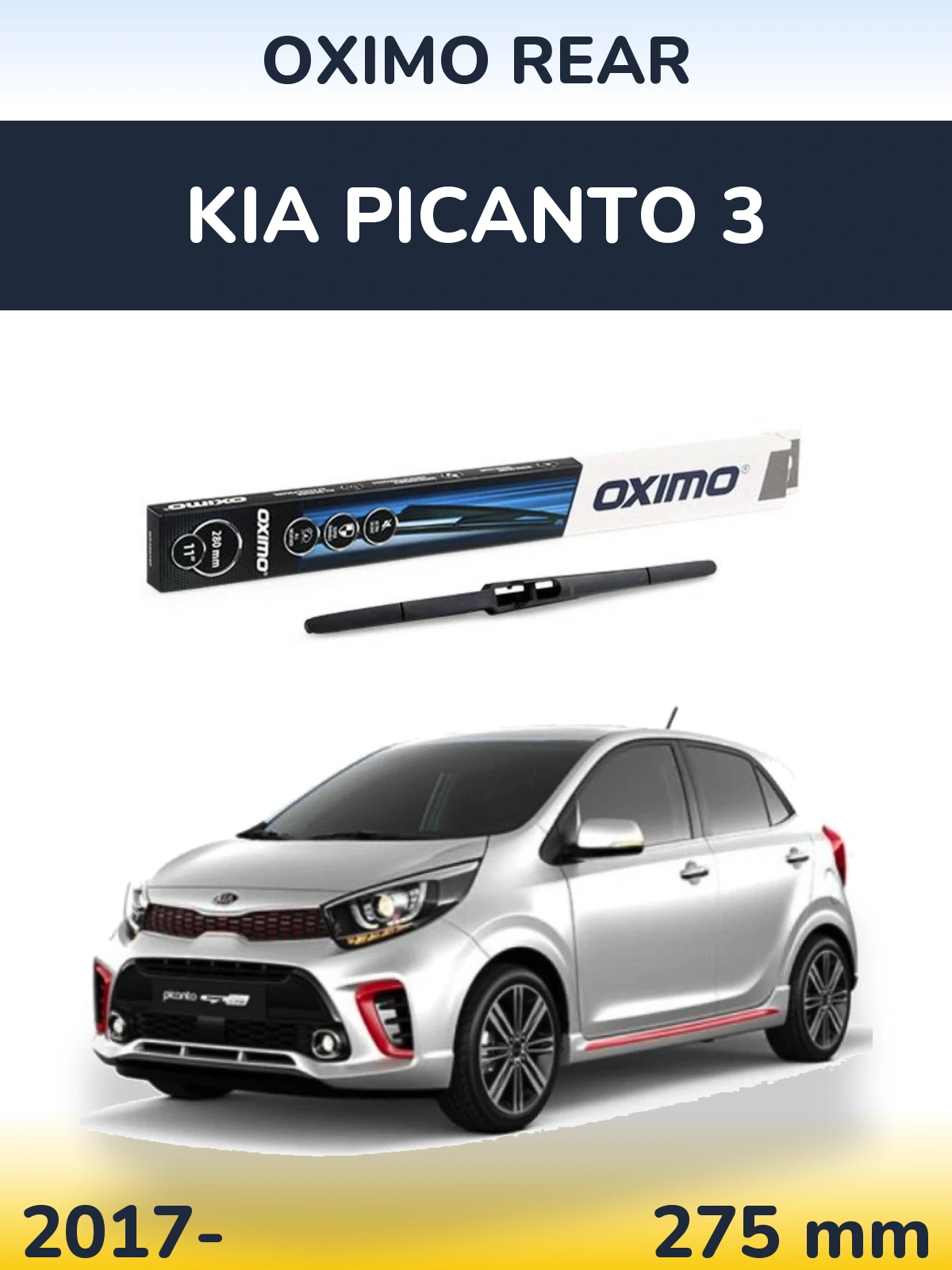 Torkarblad Oximo Rear för KIA Picanto 3