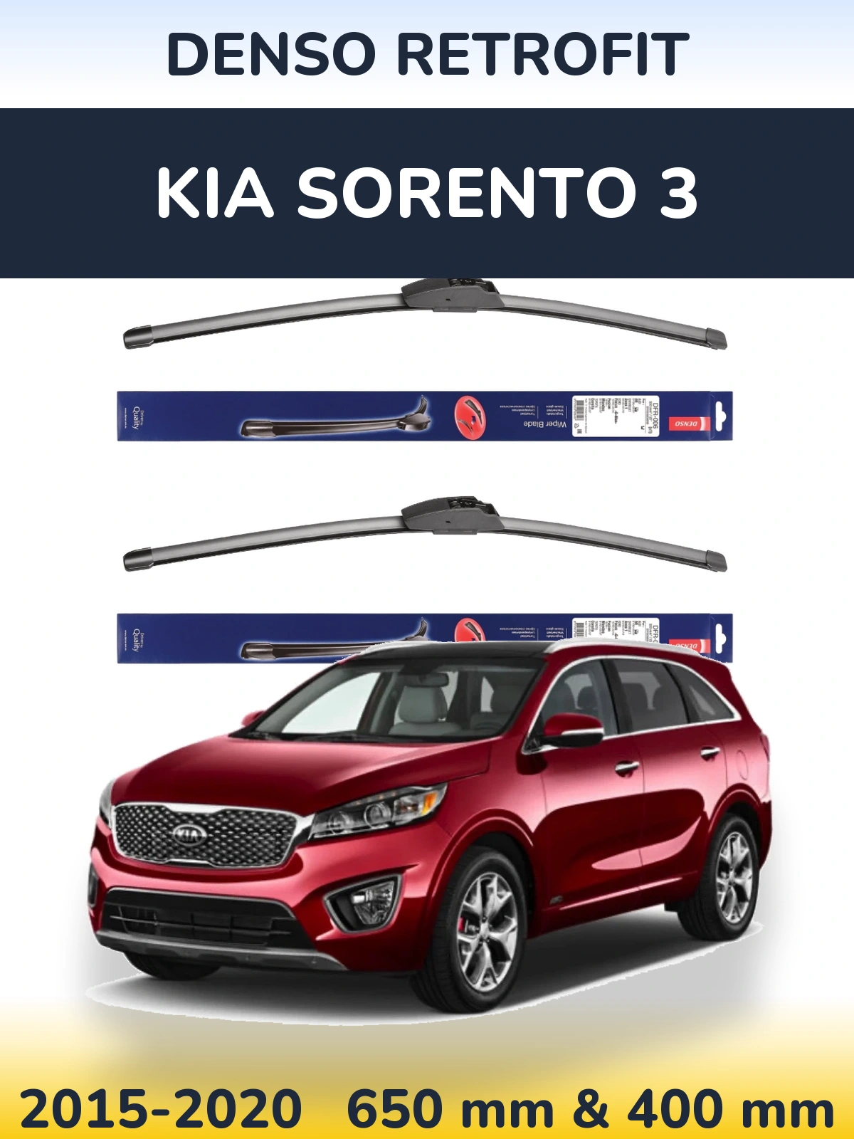 Torkarblad Denso Retrofit för KIA Sorento 3