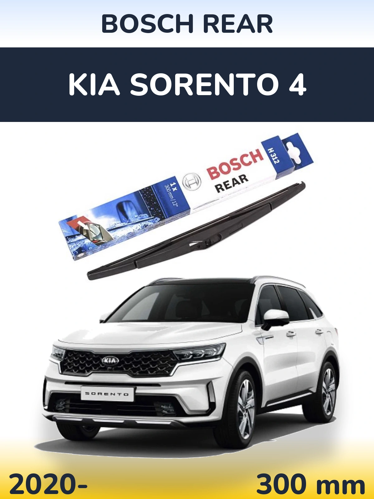 Torkarblad BOSCH Rear för KIA Sorento 4