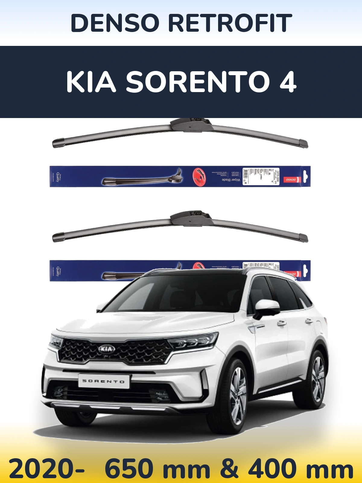 Torkarblad Denso Retrofit för KIA Sorento 4