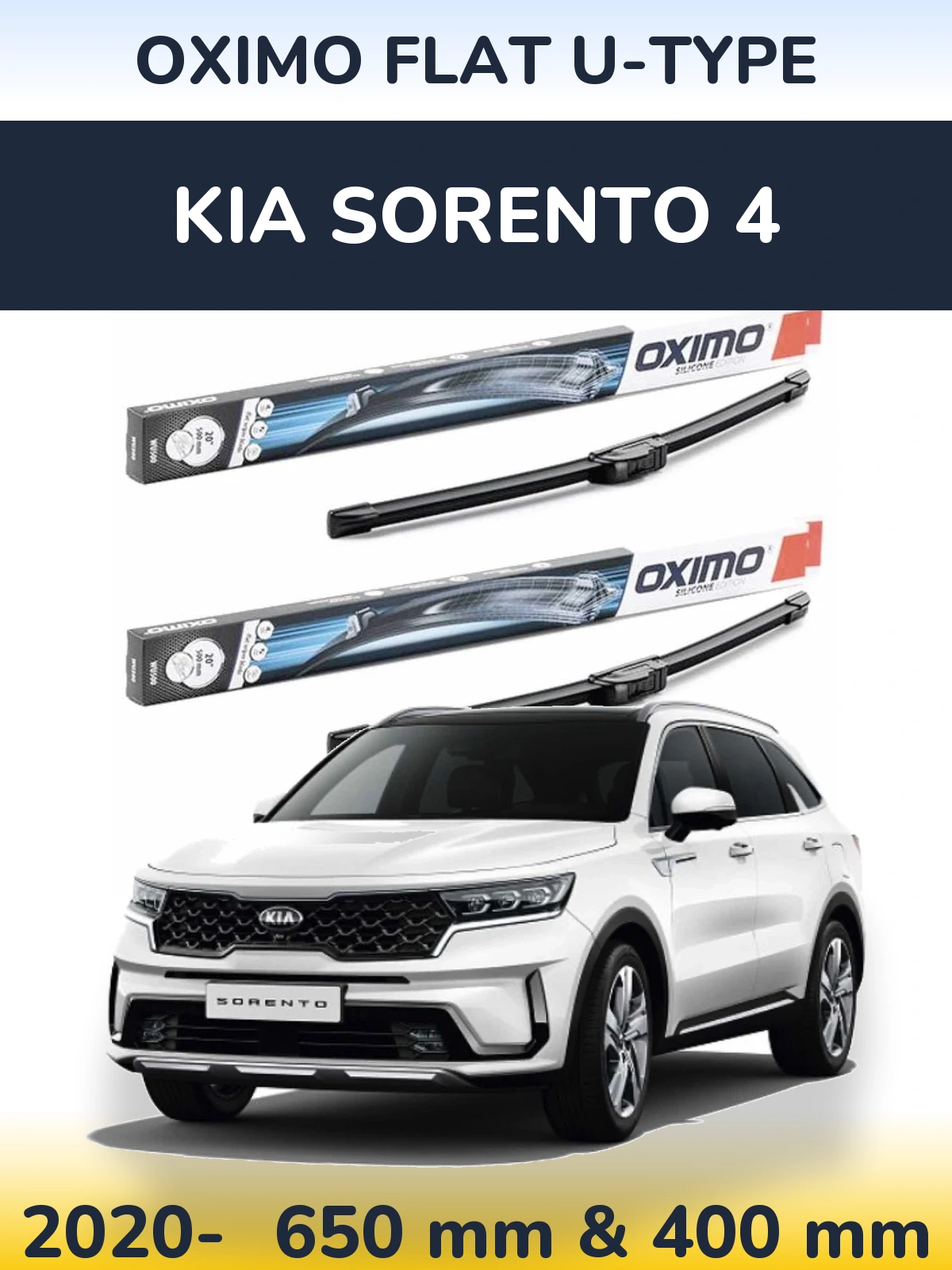 Torkarblad Oximo Flat U-type för KIA Sorento 4