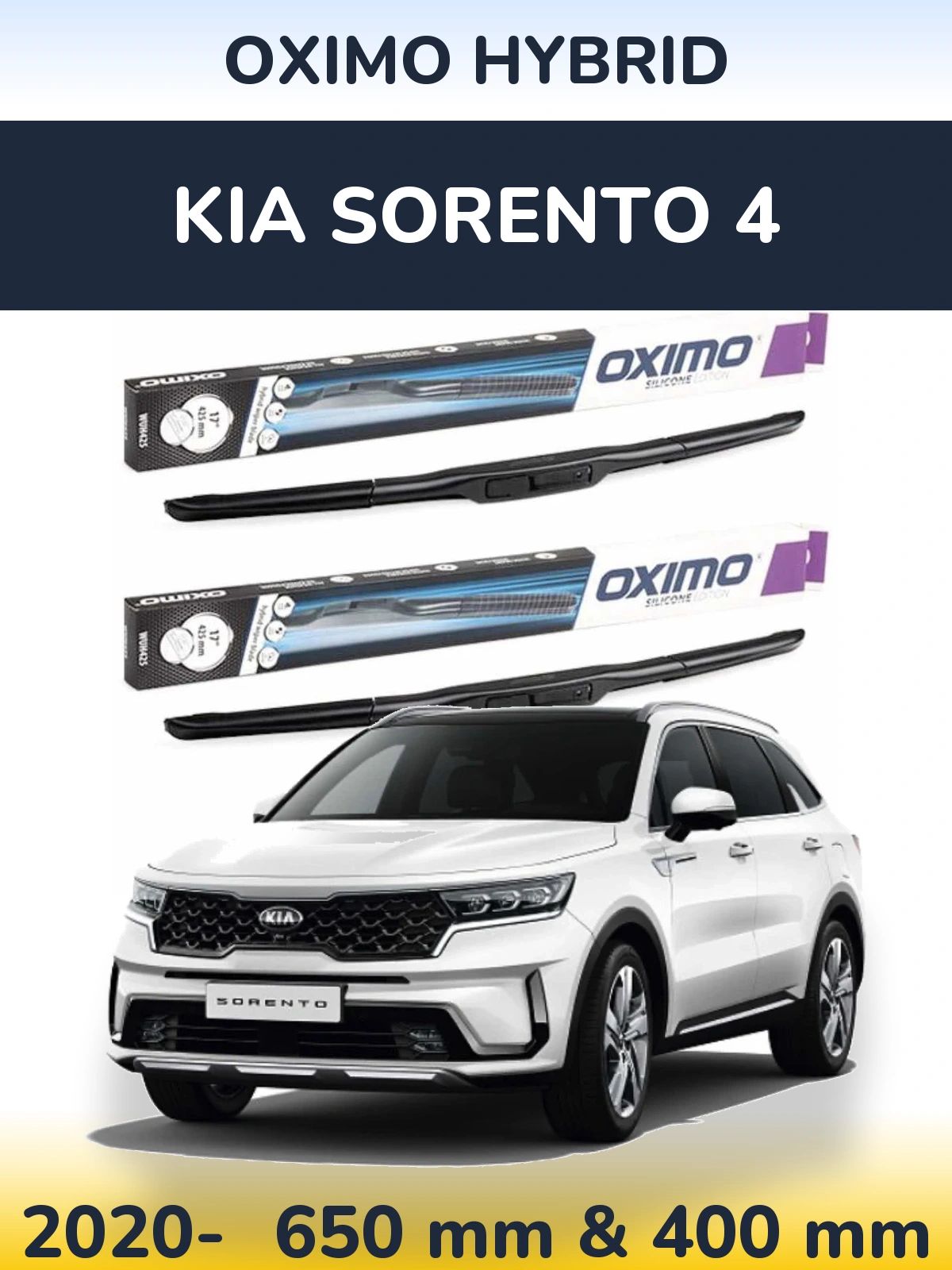 Torkarblad Oximo Hybrid för KIA Sorento 4