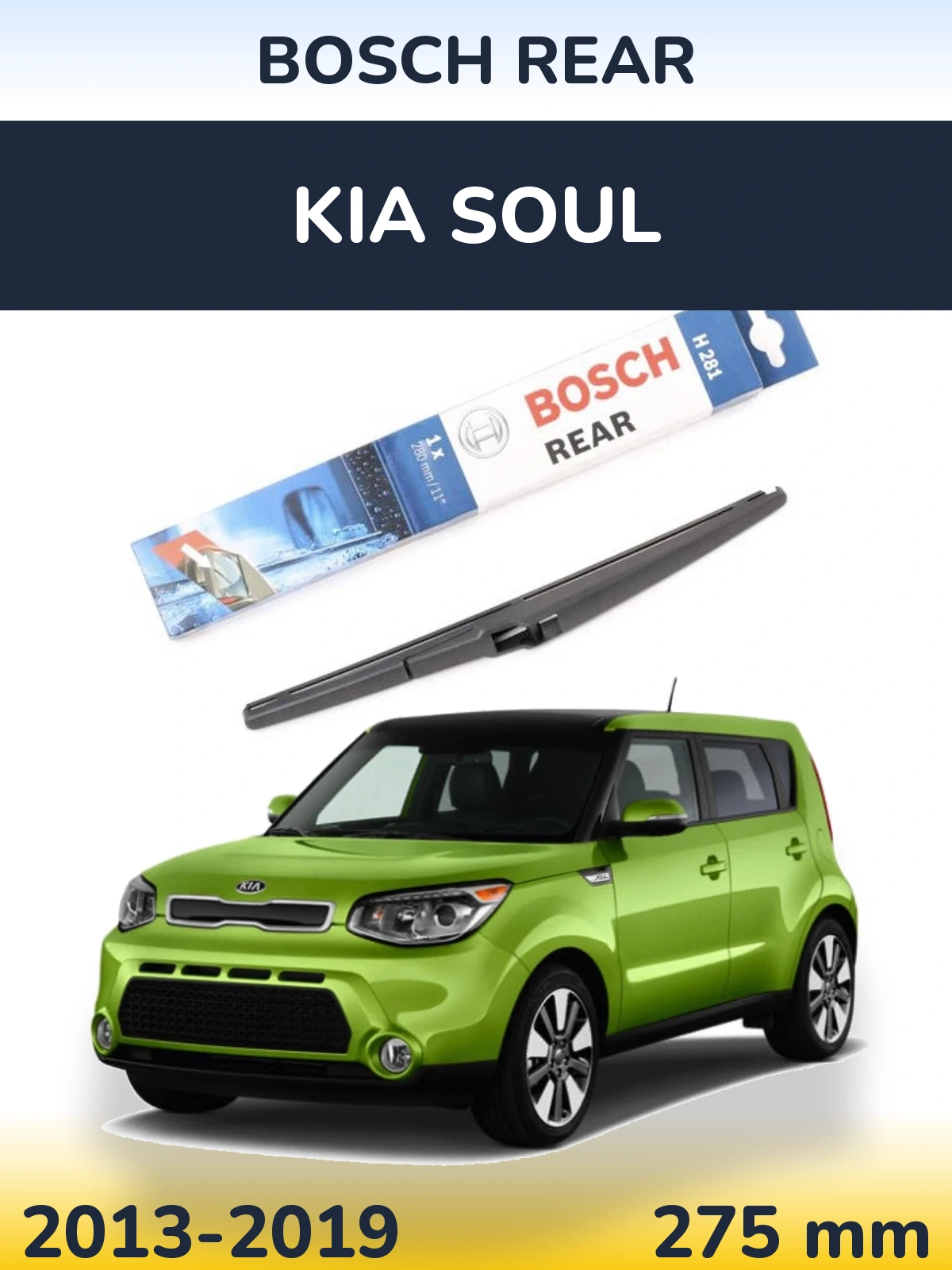 Torkarblad BOSCH Rear för KIA Soul