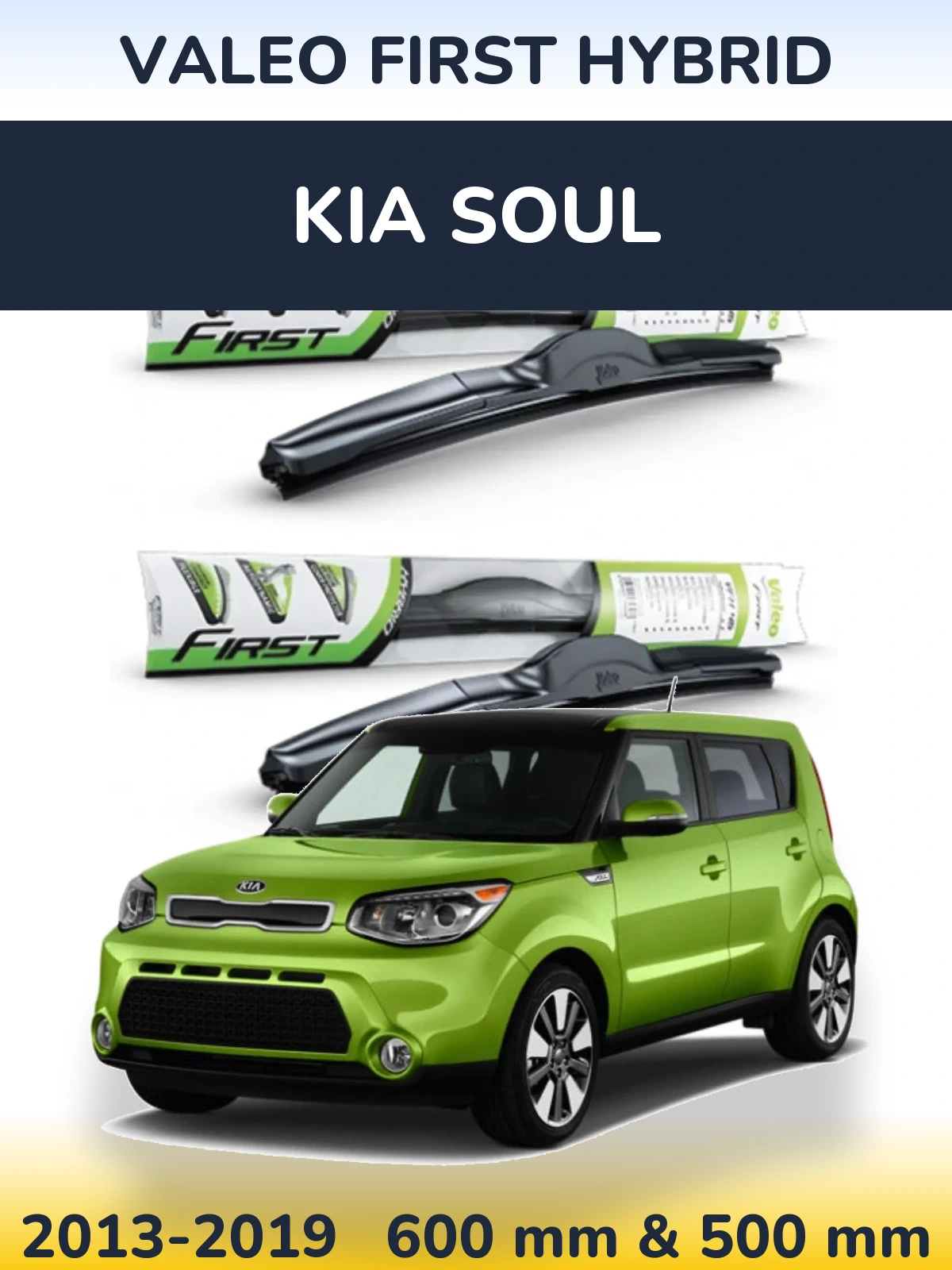 Torkarblad Valeo First Hybrid för KIA Soul