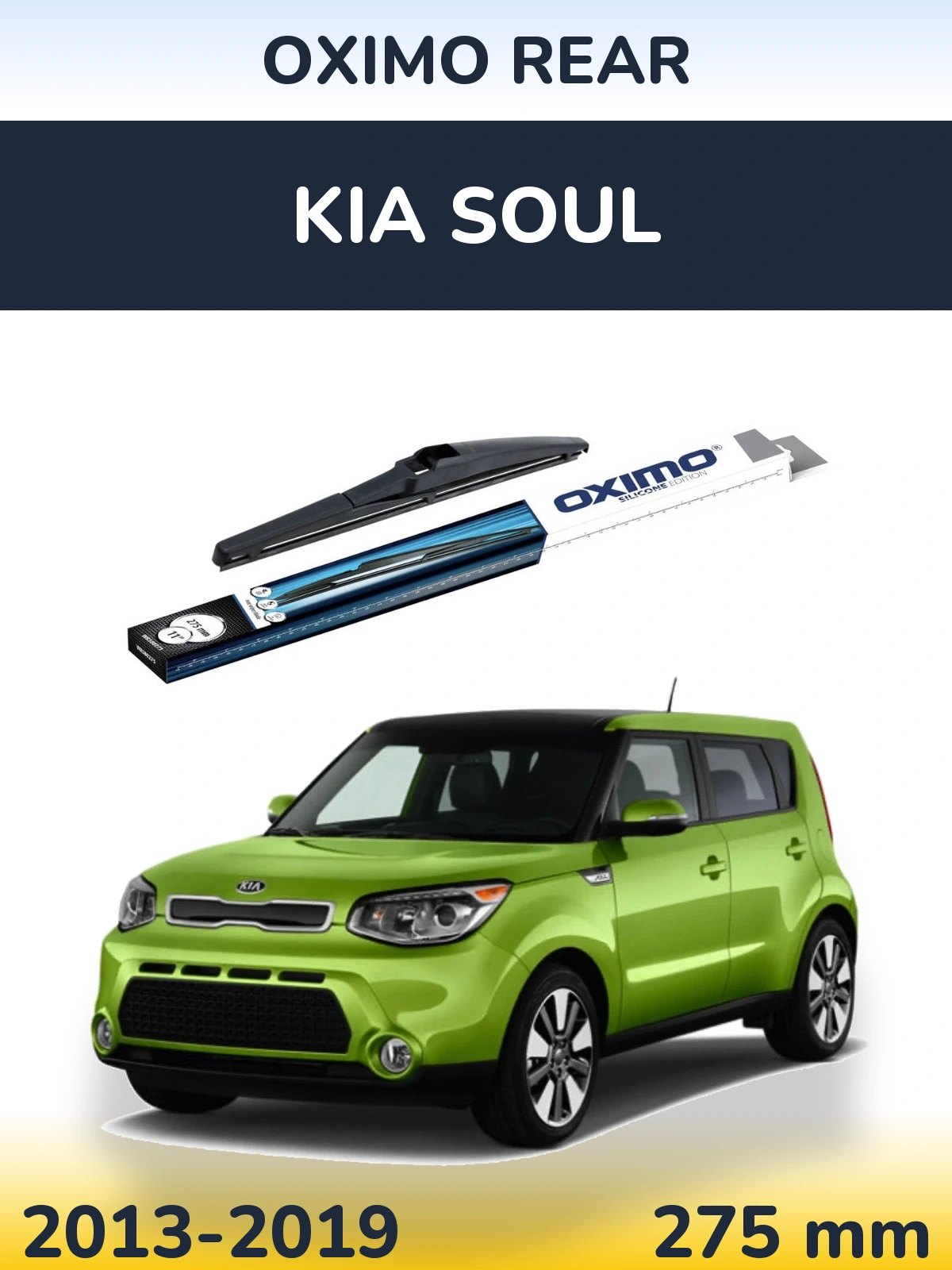 Задний дворник Oximo Rear 280 мм для KIA Soul 2013-2019