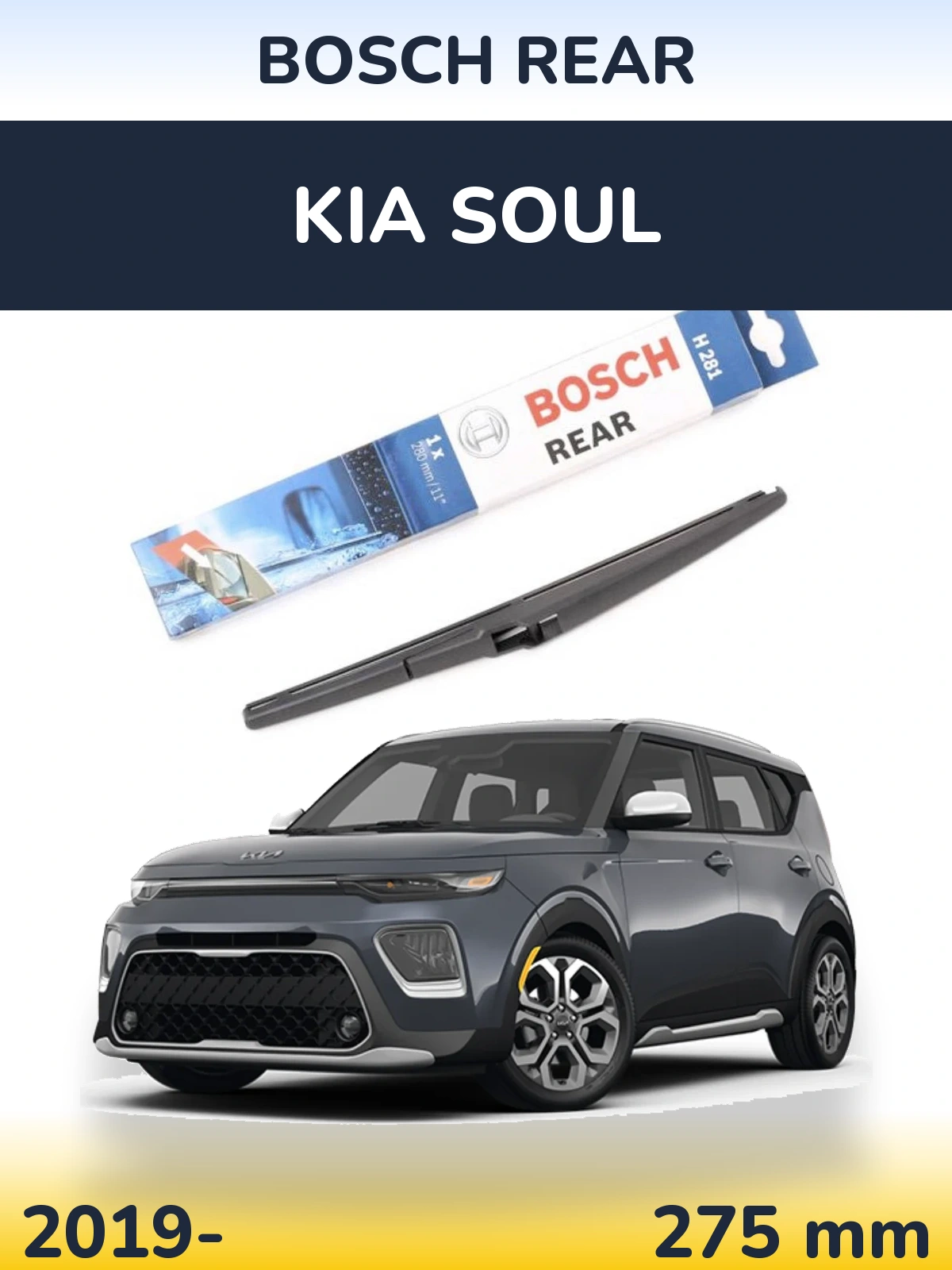 Torkarblad BOSCH Rear för KIA Soul