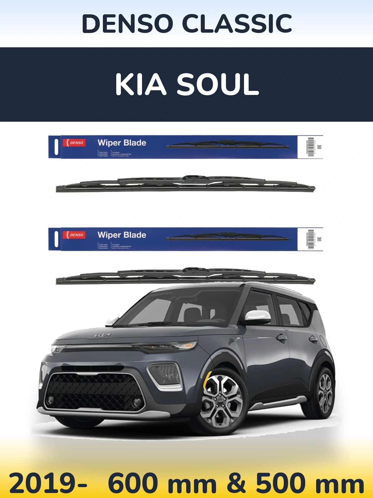 Torkarblad Denso Classic för KIA Soul